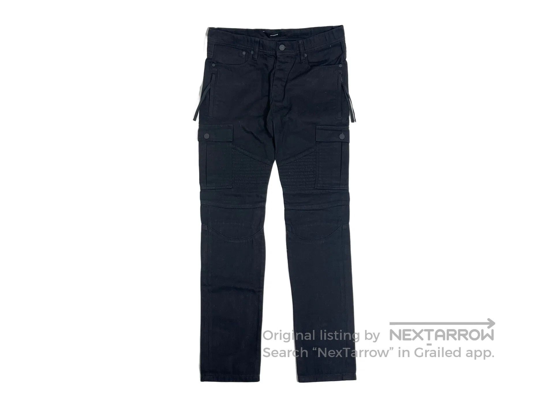 Other Stampd Biker Cargo Pants Jeans with motorcycle patch pock Size US 32 / EU 48 - 1 Thumbnail