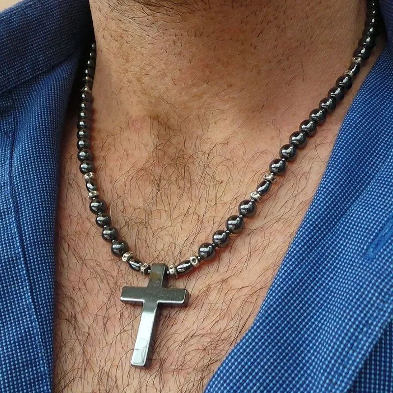 Jewelry Cross Beads Necklace Size ONE SIZE - 2 Thumbnail