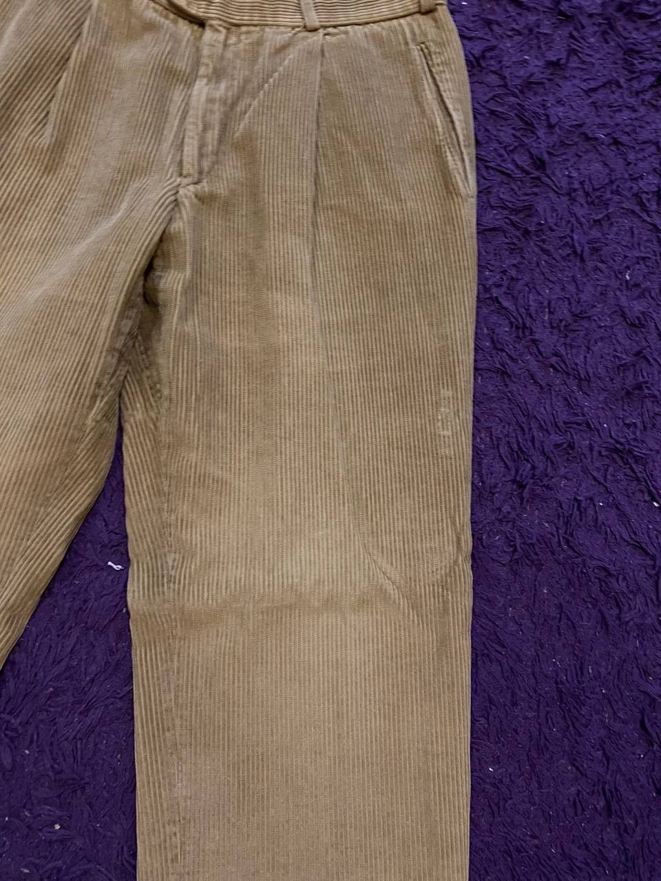 Burberry Vintage Casual Pants beige Burberry luxury super 120's Y2K Size US 33 - 7 Thumbnail