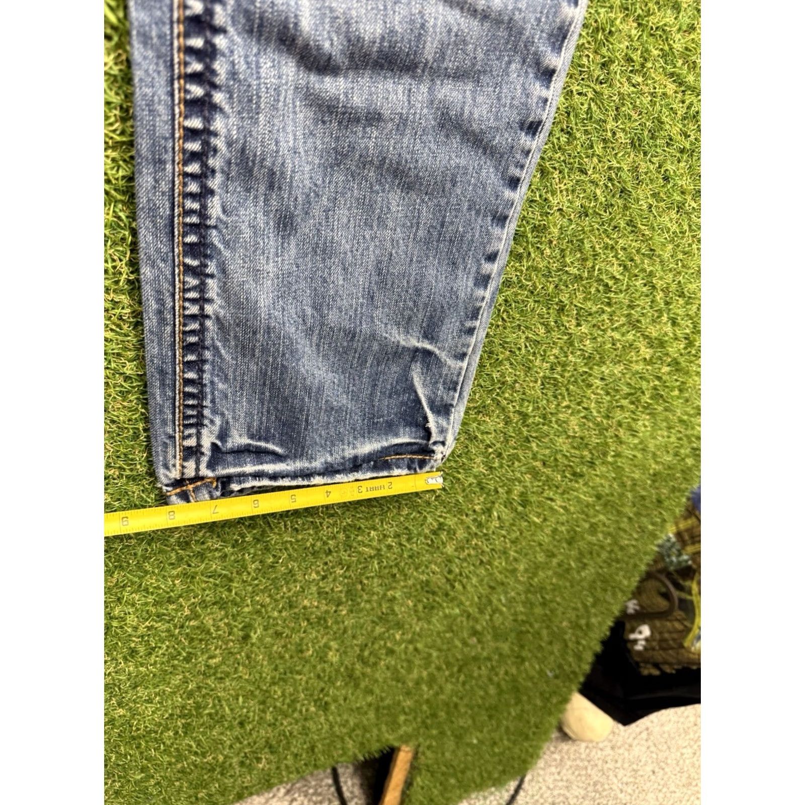 American Eagle Outfitters American Eagle Outfitters Jeans 28x30 Regular Fit 5-Pocket Denim Blue Mens Straight Leg Vintage? No - Jeans Size US 28 / EU 44 - 4 Thumbnail