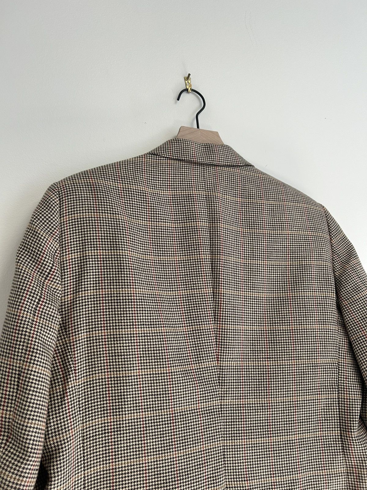 Celine SS20 MSRP: $3K Tournoun Prince of Wales Houndstooth Blazer Size 50R - 7 Thumbnail