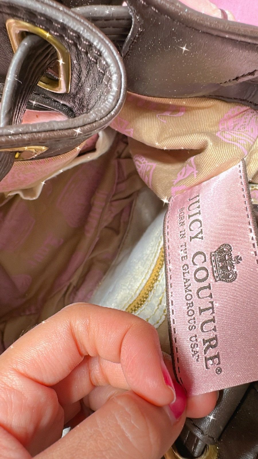 Juicy Couture Juicy Couture Fluffy Vintage Scottie Dog Pink Bag Size ONE SIZE - 12 Thumbnail