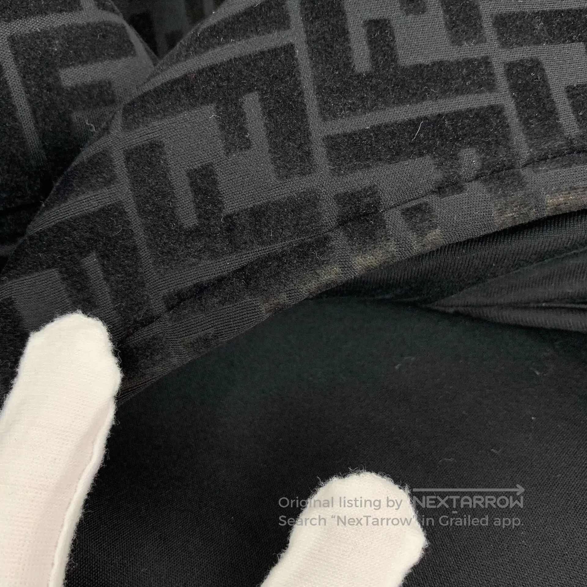 Fendi FENDI Black classic double F full print hooded zipper long Size US S / EU 44-46 / 1 - 8 Thumbnail