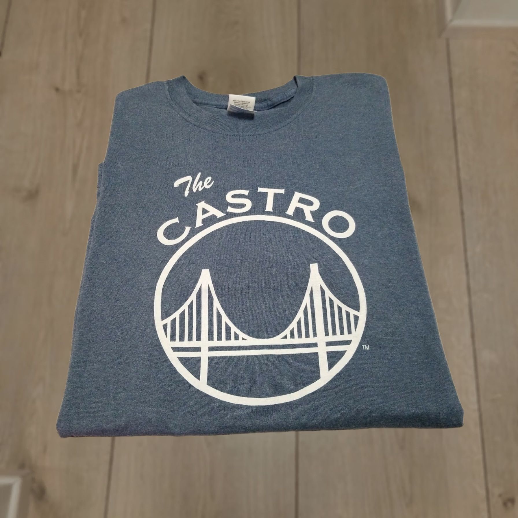 Gildan Golden State Warriors Castro Logo Basketball Blue T-Shirt L Mens Short Sleeve Crew Neck XS? Size US L / EU 52-54 / 3 - 1 Thumbnail