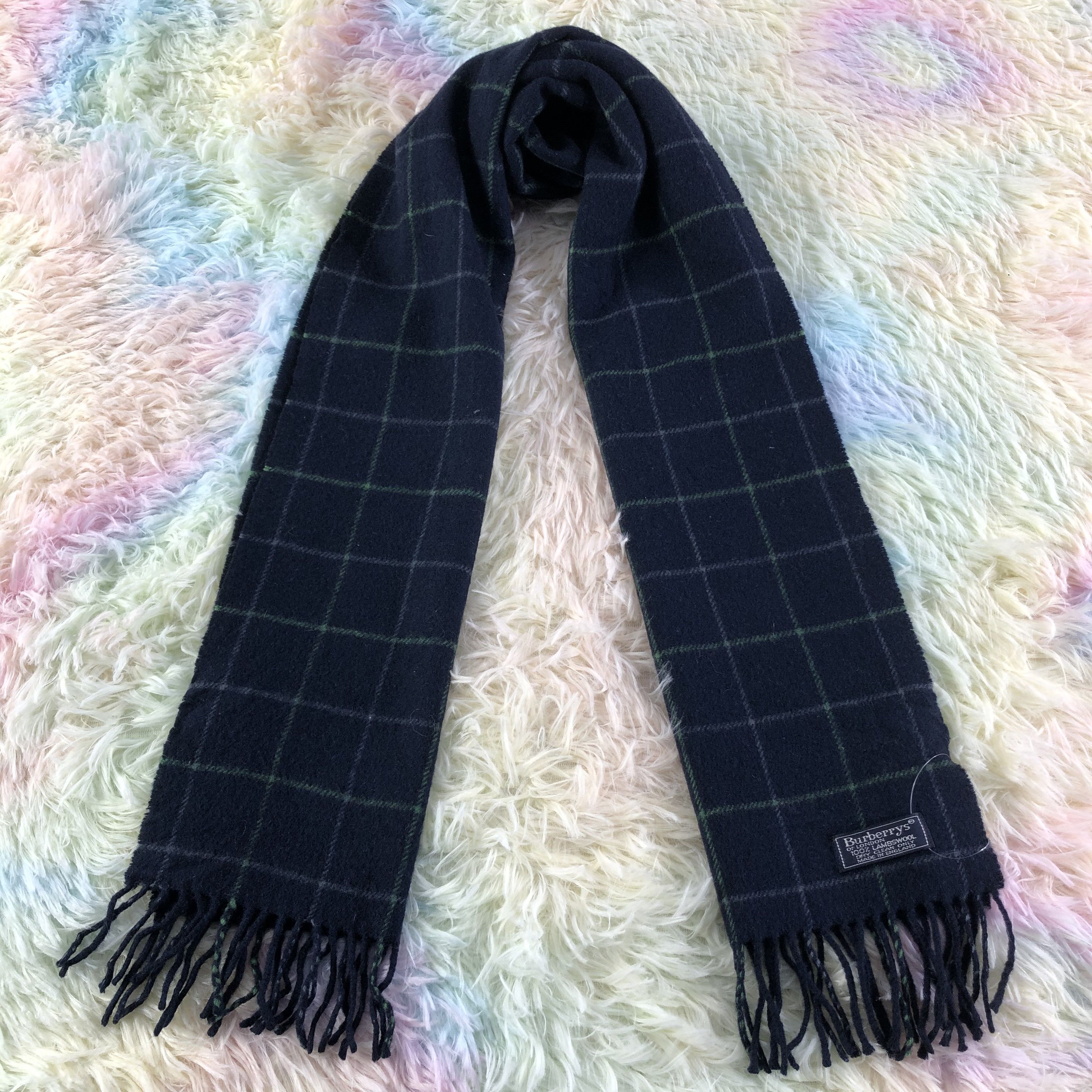 Burberry × Vintage Burberry Scarf / Muffler / Neckwear - KM392 Size ONE SIZE - 1 Thumbnail