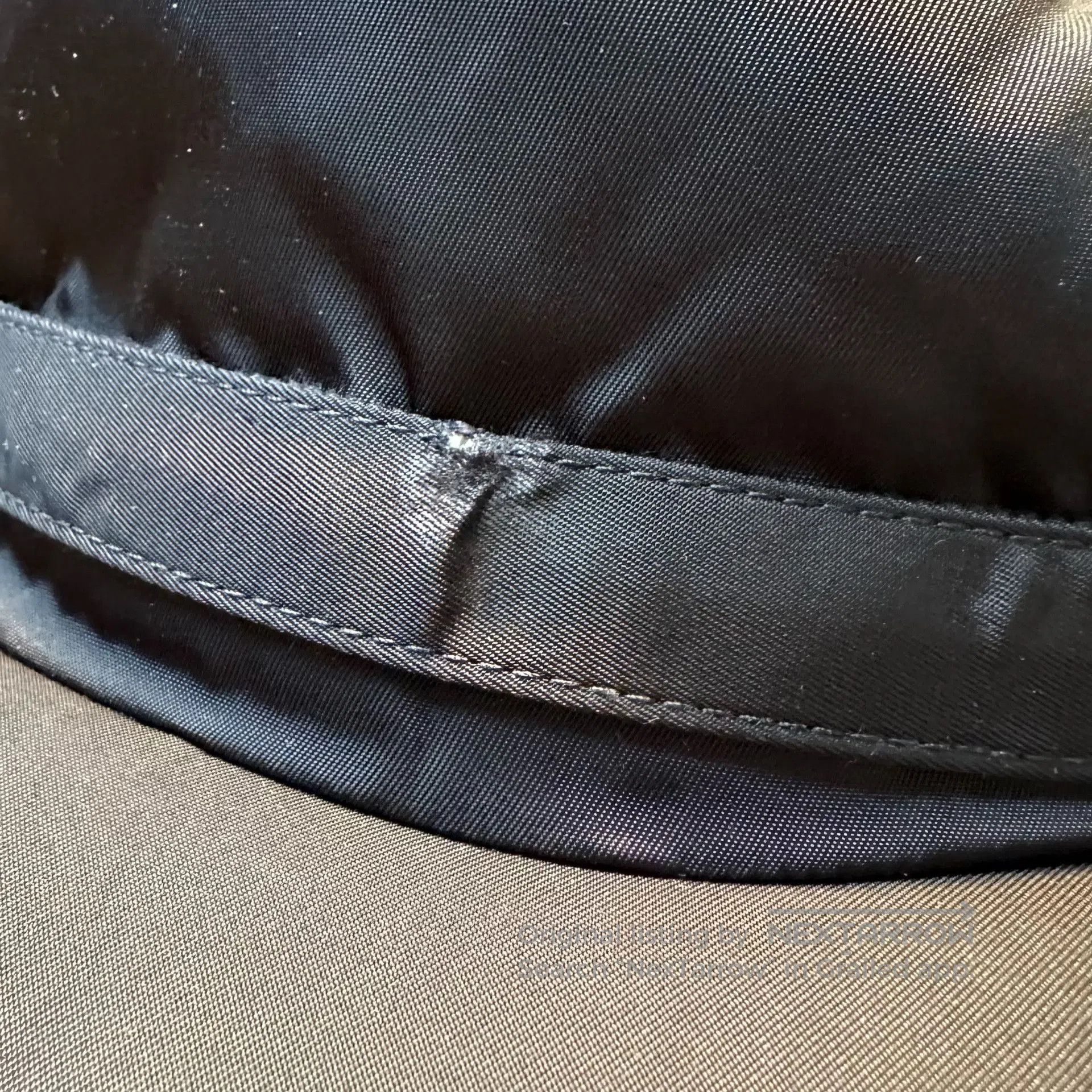 Prada Prada Black Nylon Mohair Hat. Size ONE SIZE - 3 Thumbnail