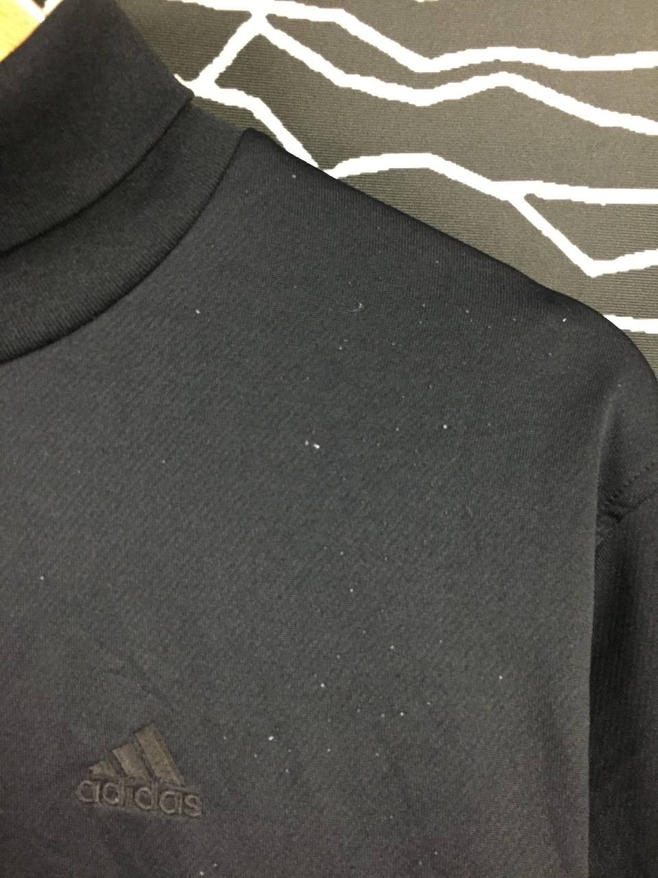 Adidas Vtg Adidas Made in Japan Mock Neck Performance Tee Size US M / EU 48-50 / 2 - 4 Thumbnail