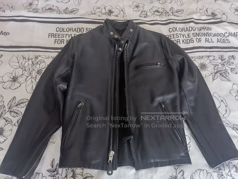 Schott Schott 641 locomotive leather jacket Size US S / EU 44-46 / 1 - 1 Thumbnail