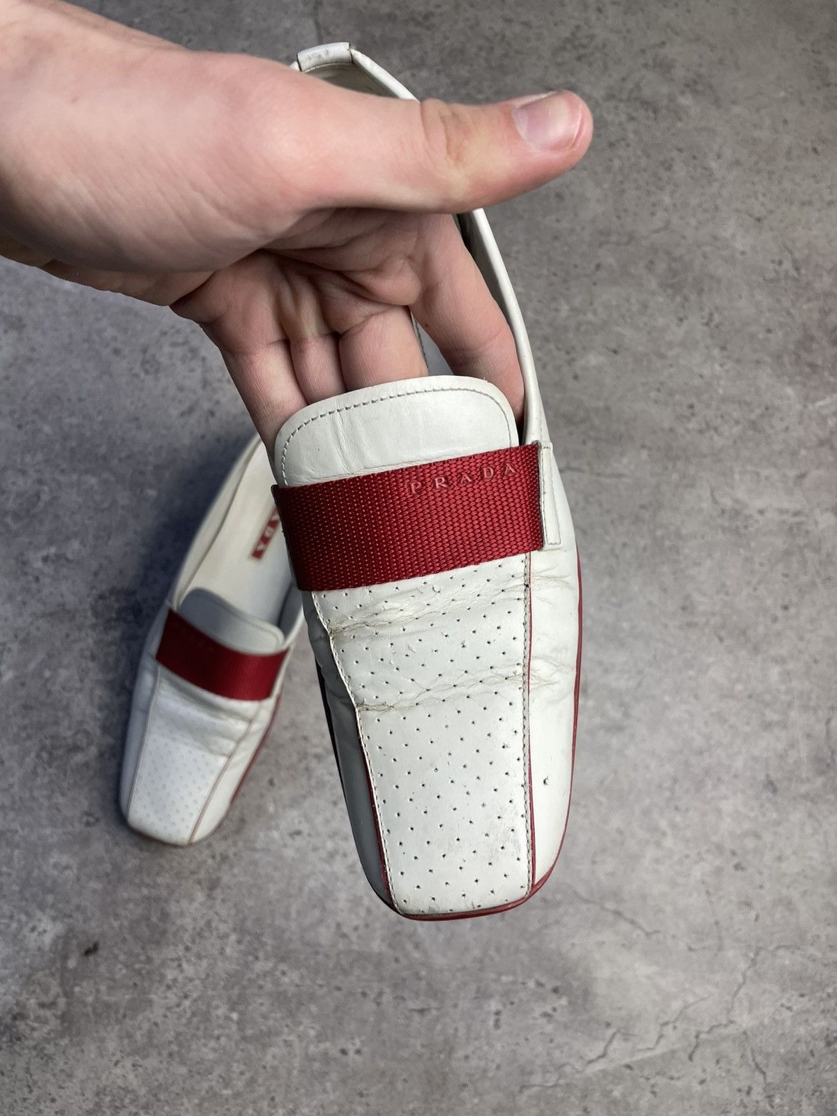 Prada Vintage Leather Prada Loafers Size US 8.5 / IT 38.5 - 7 Thumbnail