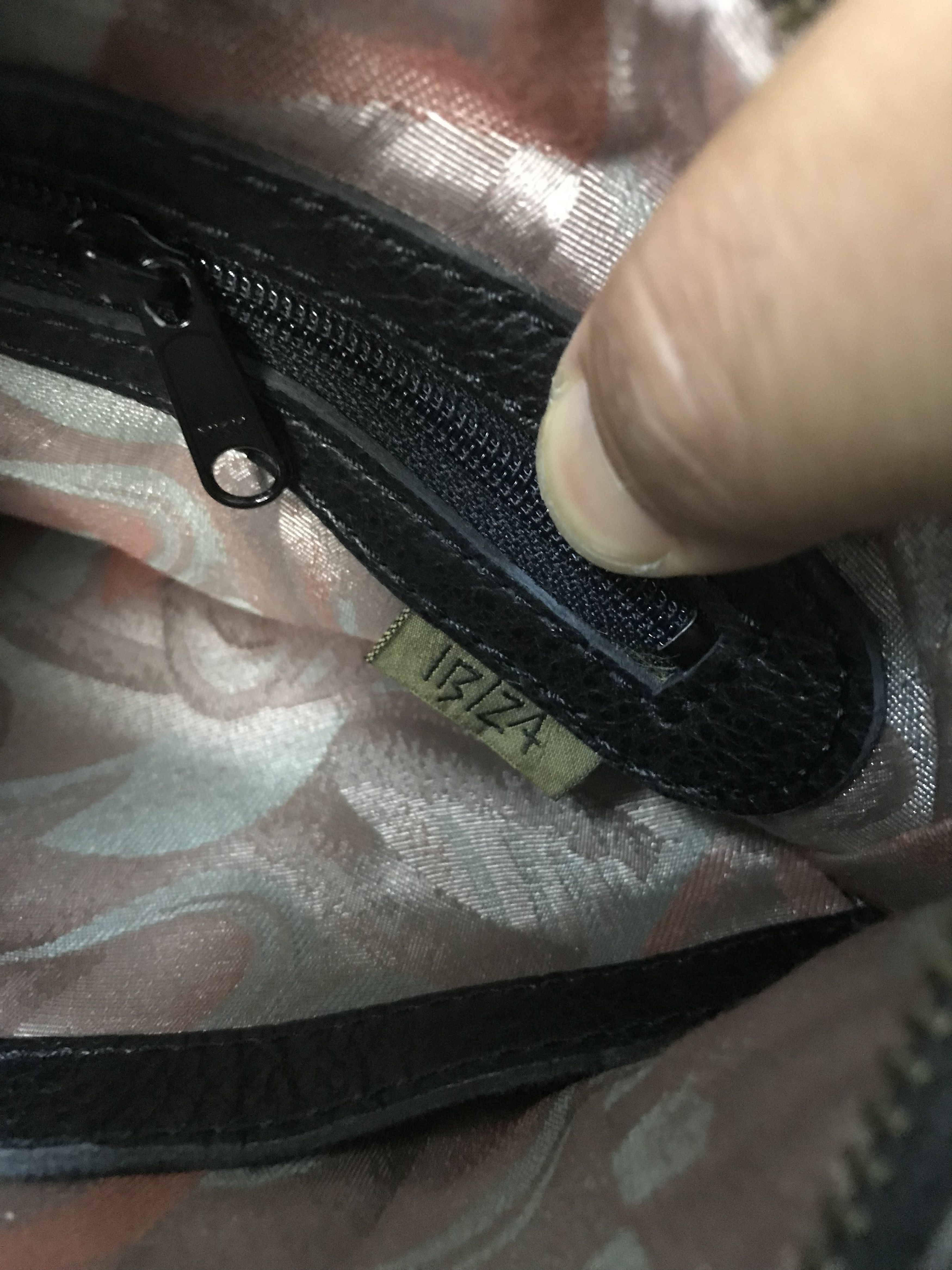 Ibiza Leather Black bagpack