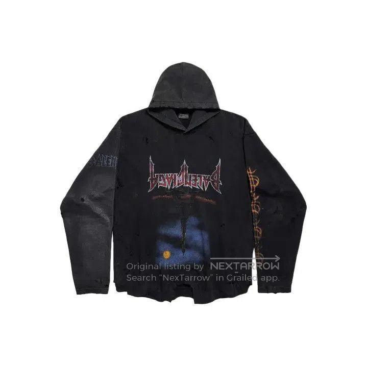 Balenciaga Balenciaga Graphic Hooded Sweatshirt for All Genders. Size US M / EU 48-50 / 2 - 1 Thumbnail