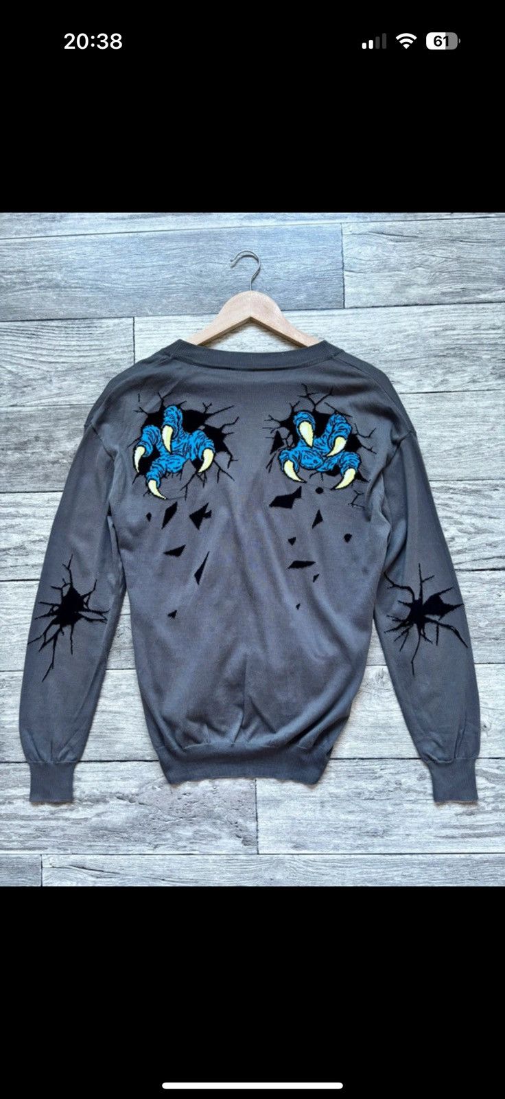 Moschino Cardigan moschino sweater x vintage Size US M / EU 48-50 / 2 - 1 Thumbnail