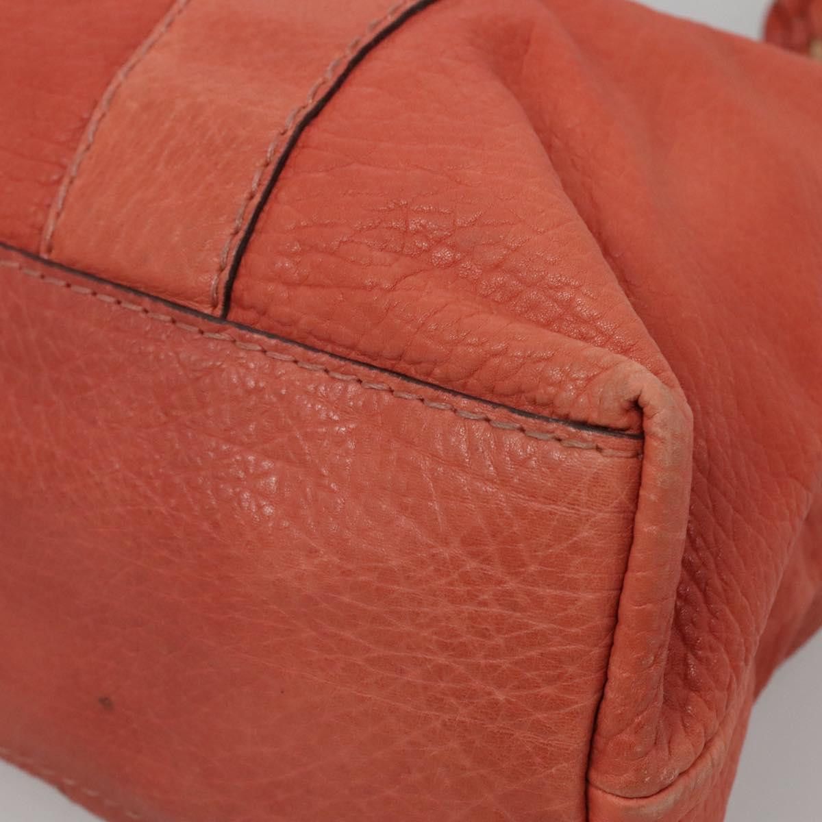 Gucci GUCCI Bamboo Tote Bag Leather Red Silver Size ONE SIZE - 10 Thumbnail