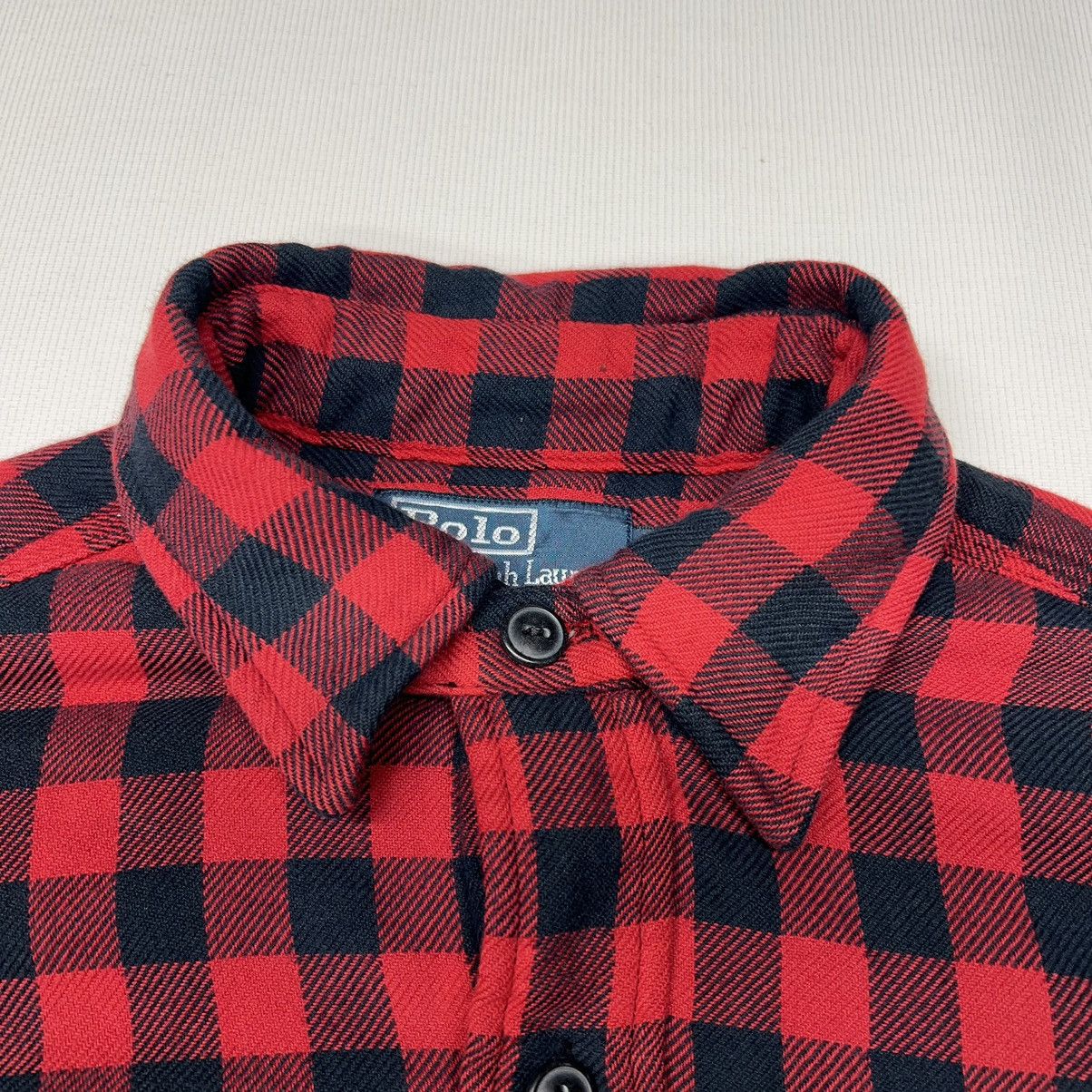 Polo Ralph Lauren Polo Ralph Lauren Shirt Flannel Red Buffalo Plaid Lined Size US S / EU 44-46 / 1 - 4 Thumbnail