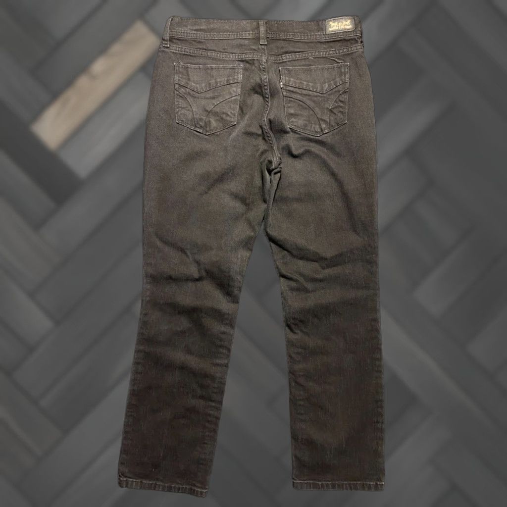 Levi's Levi's Jeans 505 Straight Men's? Women's 10 M Black Stretch Mid Rise Denim 5-Pocket Regular Inseam 30 - Levi's 505 Size 30" / US 8 / IT 44 - 1 Thumbnail