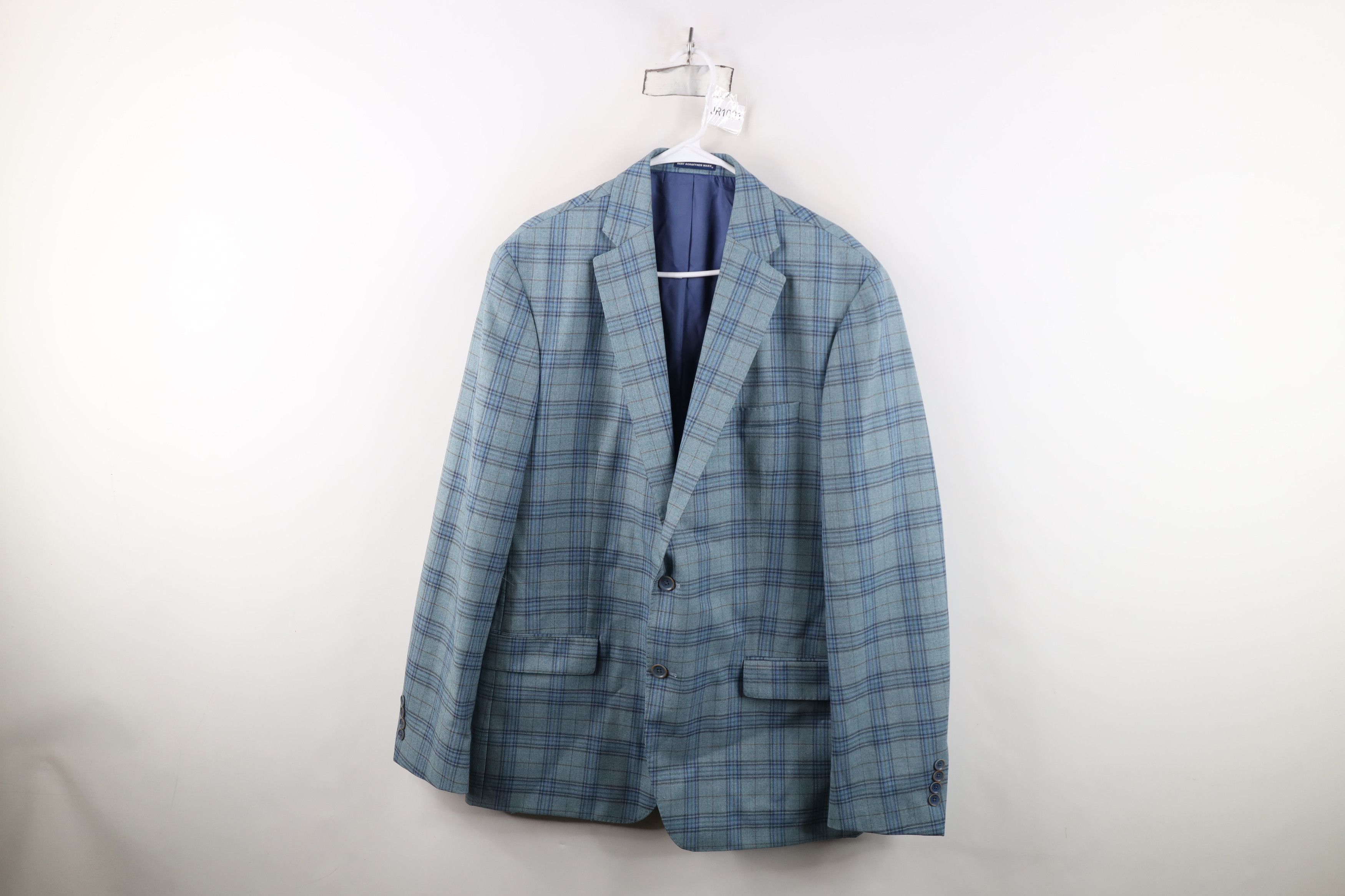 Hart Schaffner Marx Hart Schaffner Marx Soft Wool 2 Button Blazer Suit Jacket Size US XXL / EU 58 / 5 - 1 Thumbnail