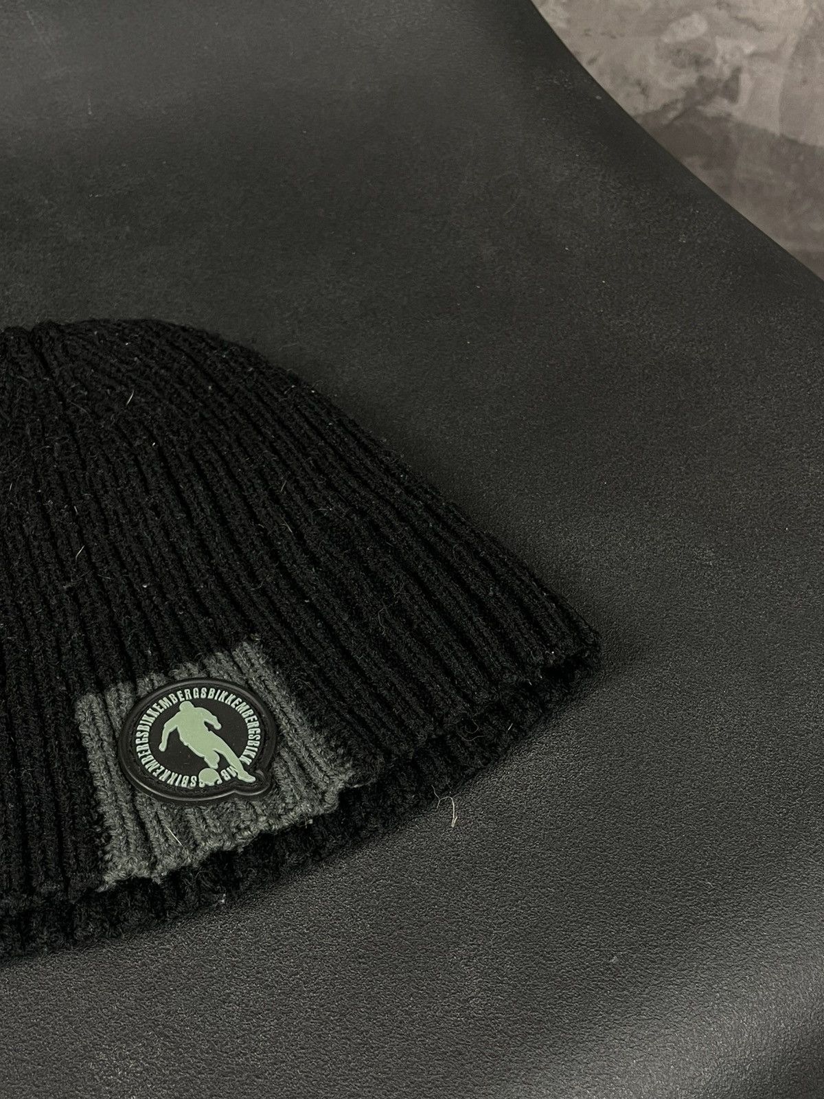 Dirk Bikkembergs × Vintage Dirk Bikkembergs Knit Beanie Y2K Vintage Hat Size ONE SIZE - 3 Thumbnail