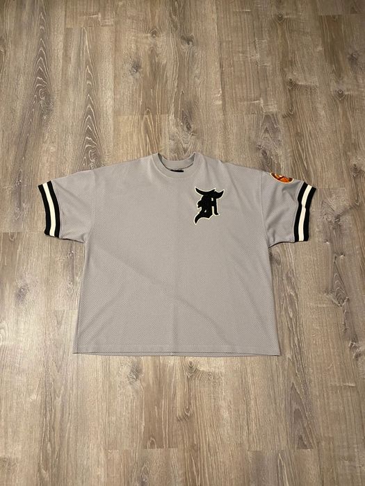 Fear of God Fear of God 5th collection grey mesh baseball jersey