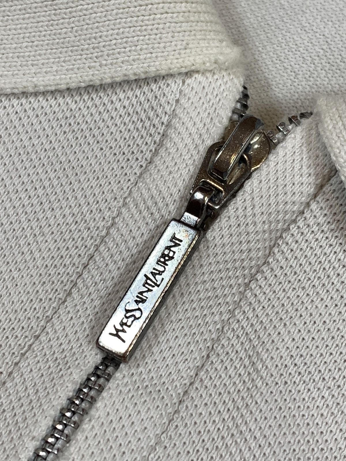 Yves Saint Laurent Vintage 90s Yves Saint Laurent polo zip japanese size XL Size US XL / EU 56 / 4 - 4 Thumbnail