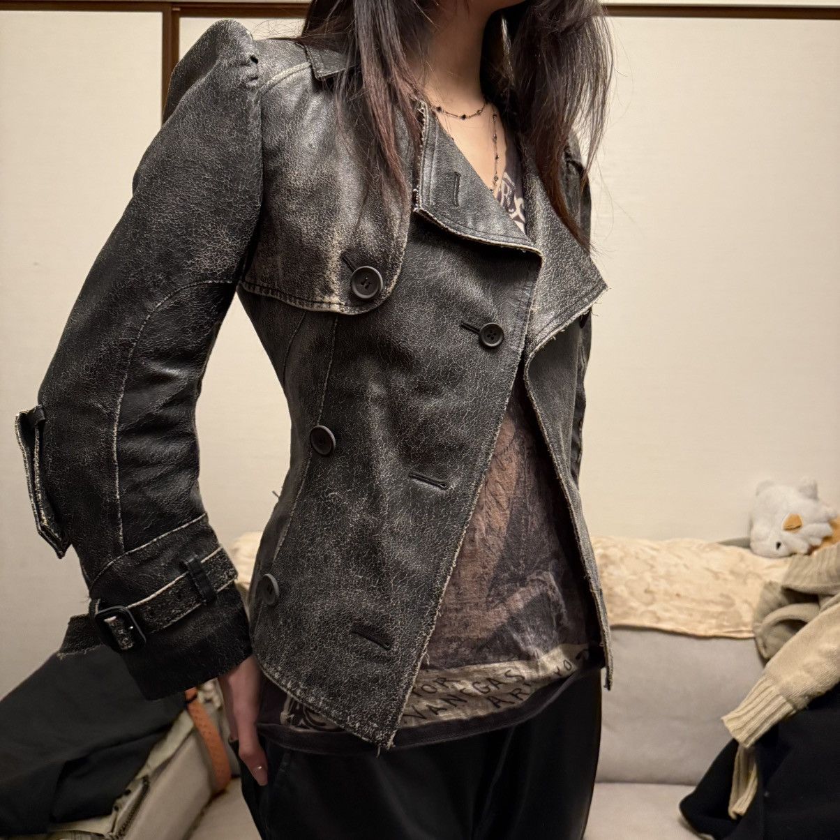 Junya Watanabe Junya Watanabe AD2005 ARCHIVE RIDERS JACKET DECONSTRUCTION Size S / US 4 / IT 40 - 9 Thumbnail