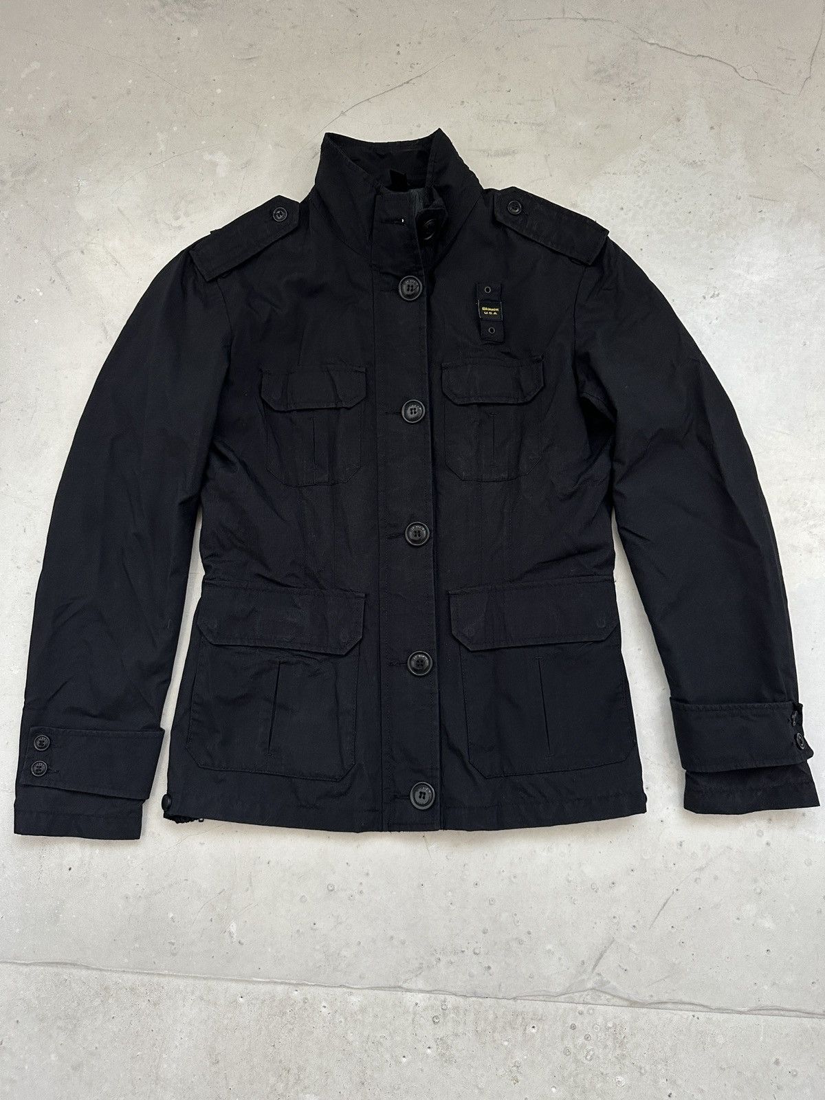 Other Blauer USA Military field nylon jacket reflective collar Y2K Size US M / EU 48-50 / 2 - 1 Thumbnail