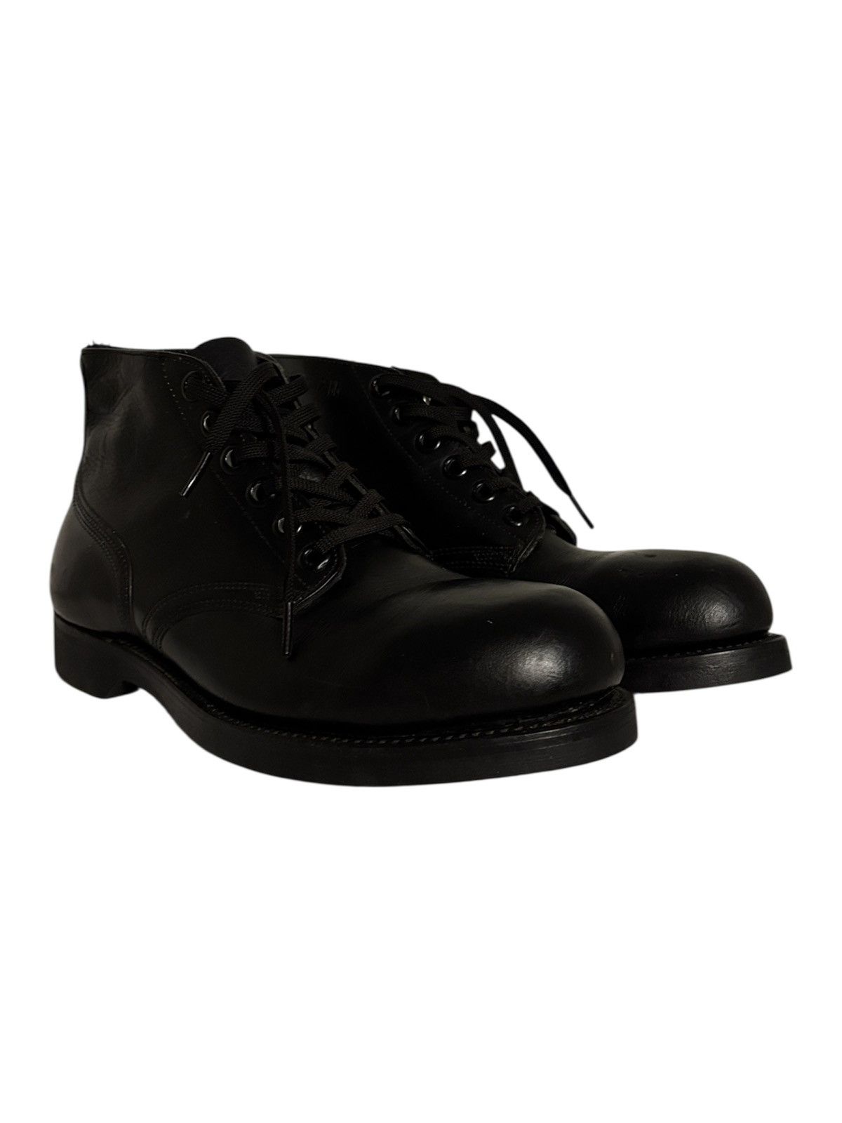 Vintage Vintage 60s black leather military boots Size US 8 / EU 41 - 2 Thumbnail