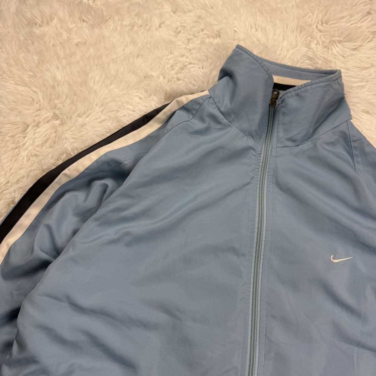 Nike Nike Vintage Blue Zip Jacket 90s Swoosh Streetwear Y2K Size US XL / EU 56 / 4 - 5 Thumbnail