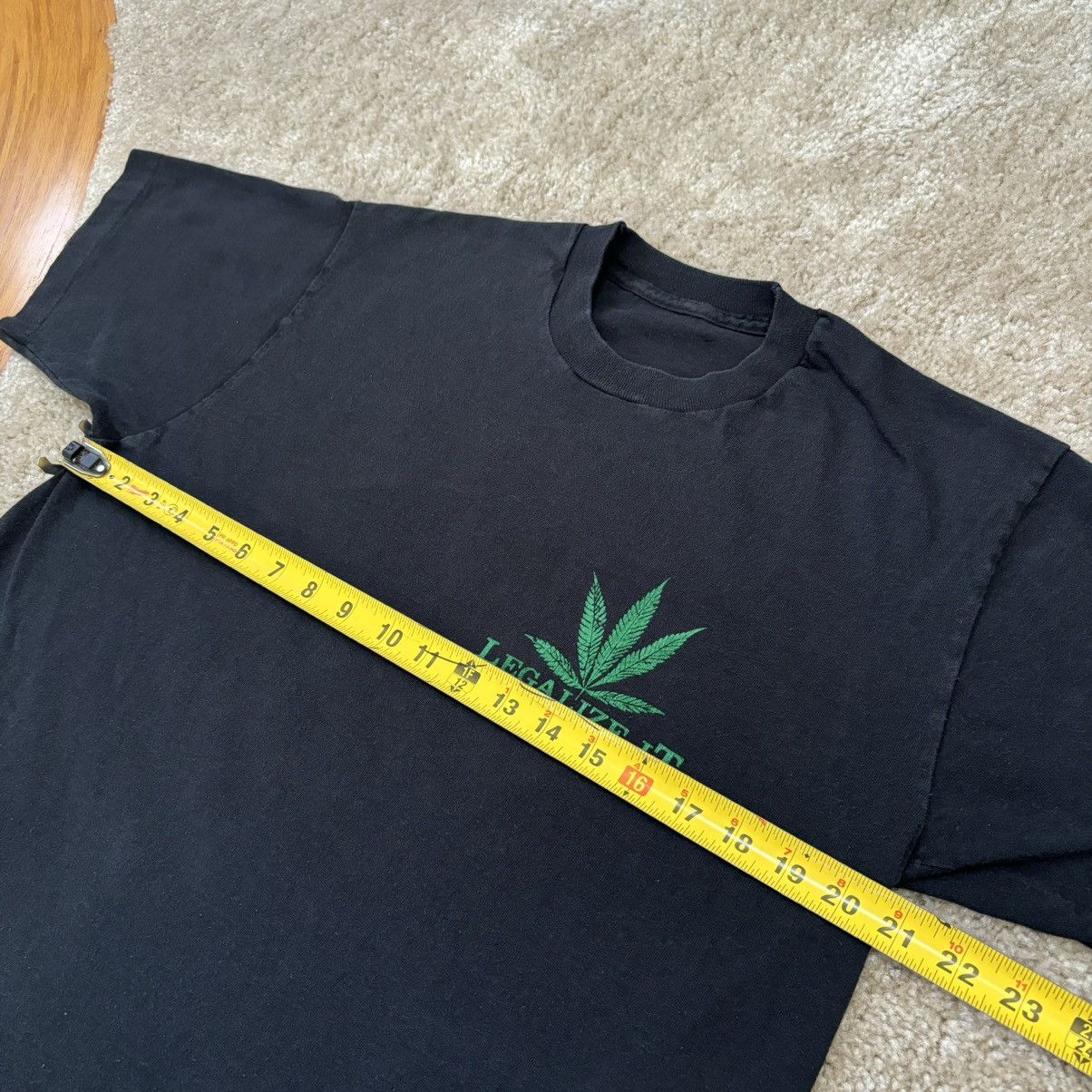 Vintage Vintage 1990s Marijuana Weed Funny T-Shirt Large Size US L / EU 52-54 / 3 - 7 Thumbnail