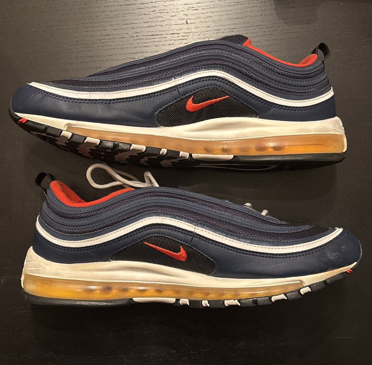 Nike Nike Air Max 97 Midnight Navy Size US 13 / EU 46 - 2 Thumbnail