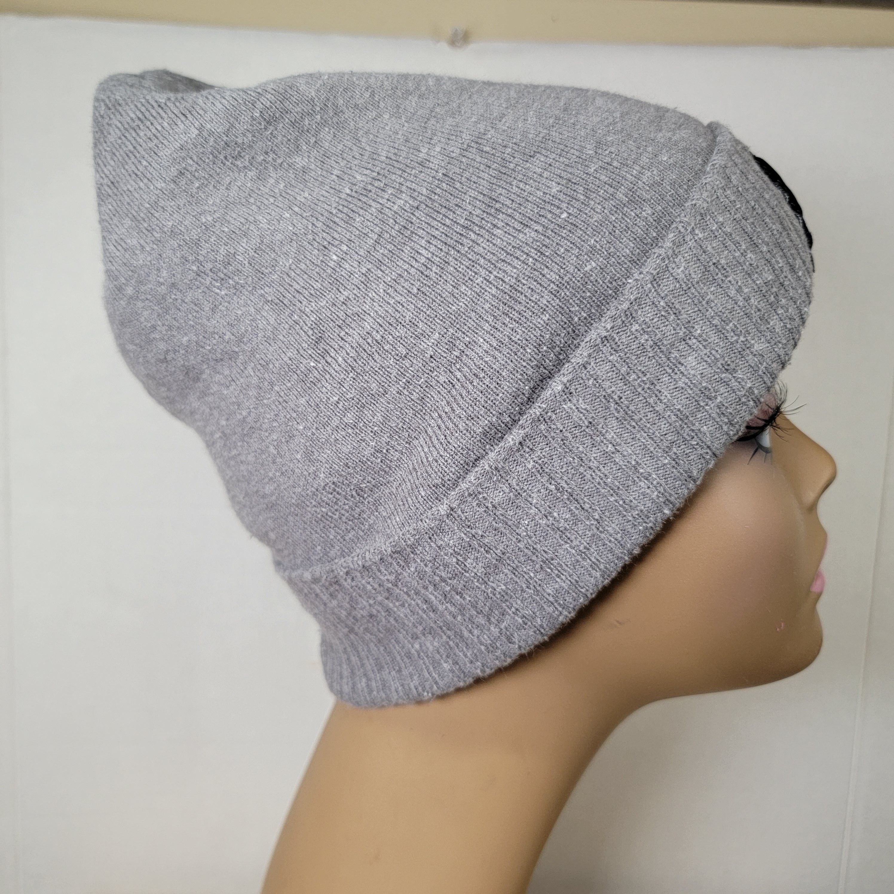 Nike Nike Grey Knit Unisex Beanie - OSFM Size ONE SIZE - 3 Thumbnail