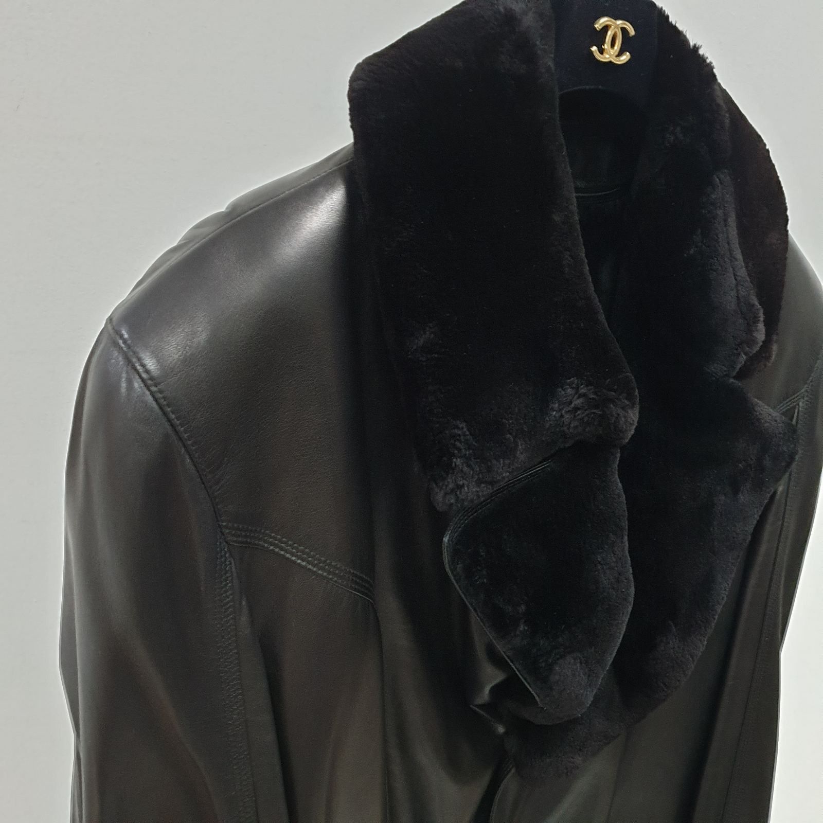 Zilli Zilli leather coat sz. 64 (3XL) Size US XXL / EU 58 / 5 - 2 Thumbnail