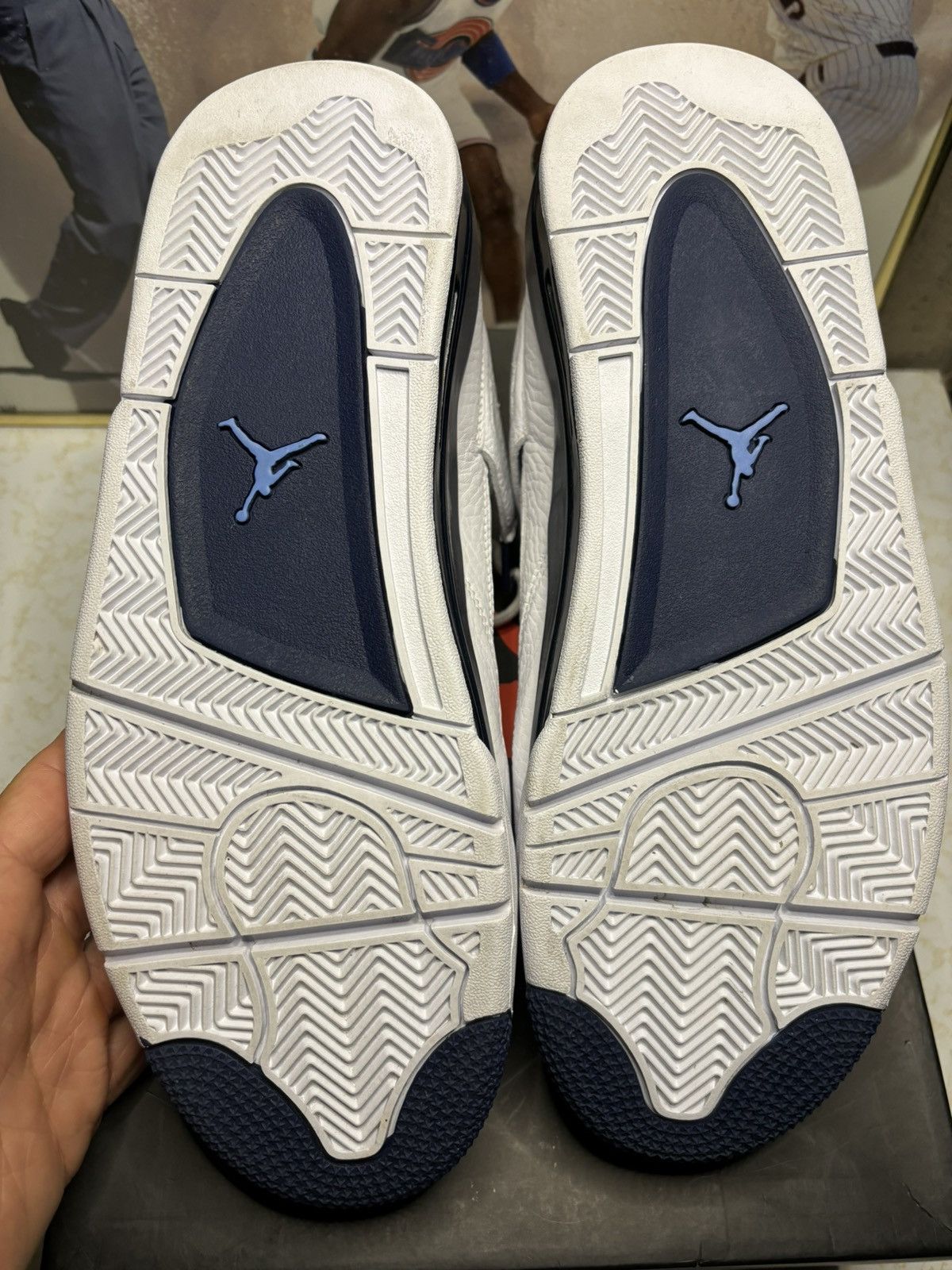 Jordan Brand Jordan Retro 4 ‘legend blue “ Size US 11.5 / EU 44-45 - 5 Thumbnail