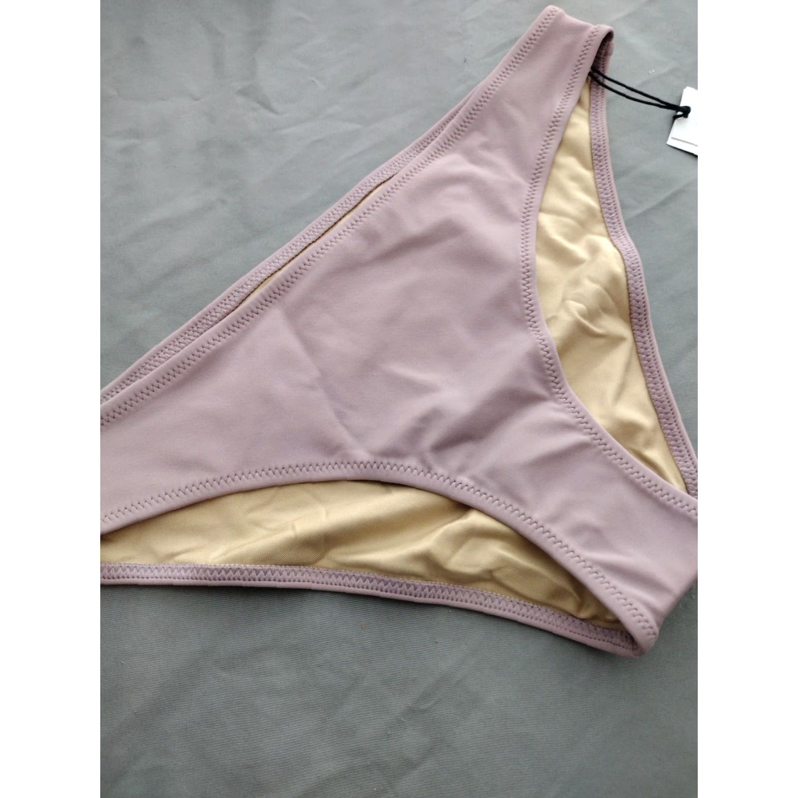 Vintage Shade & Shore Bikini Bottoms Women's Solid Purple Swimsuit S 4-6 Size 28" / US 6 / IT 42 - 3 Thumbnail