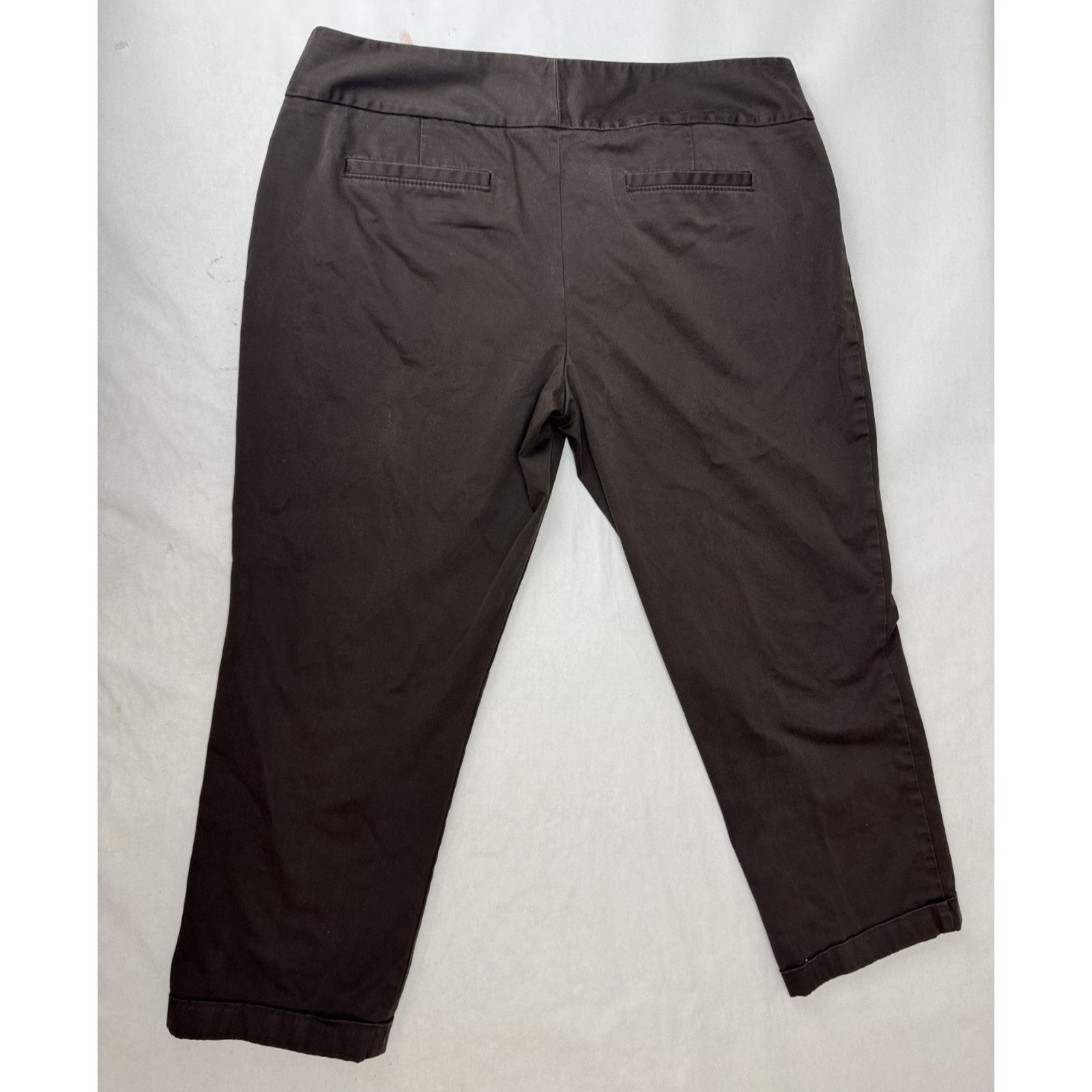 Other Y2K The Limited Collection Drew Pants Cropped Brown Size 14 Size 36" / US 14 / IT 50 - 2 Thumbnail