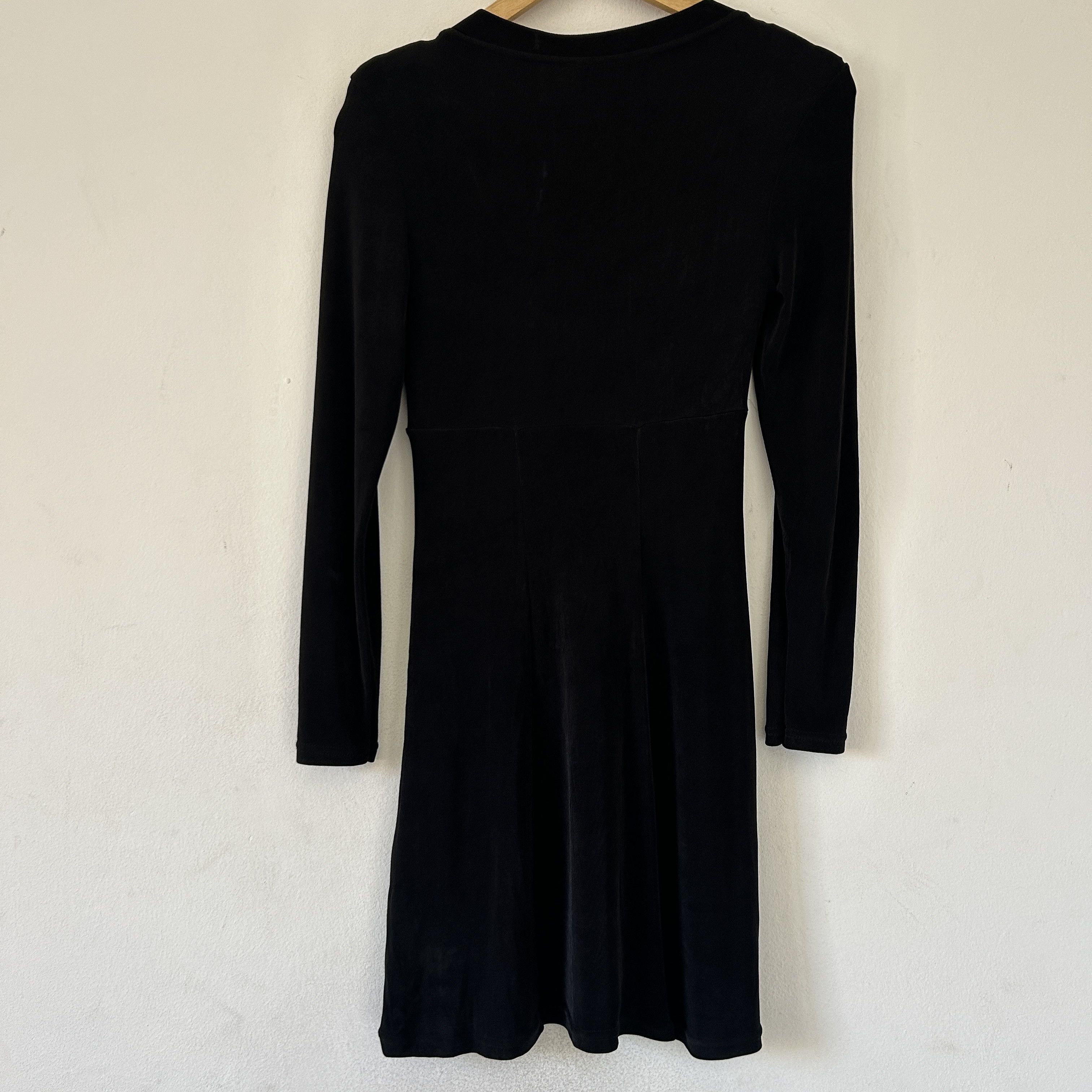 Vintage Vintage Grunge 90s Black Mini Dress Size XS / US 0-2 / IT 36-38 - 10 Thumbnail