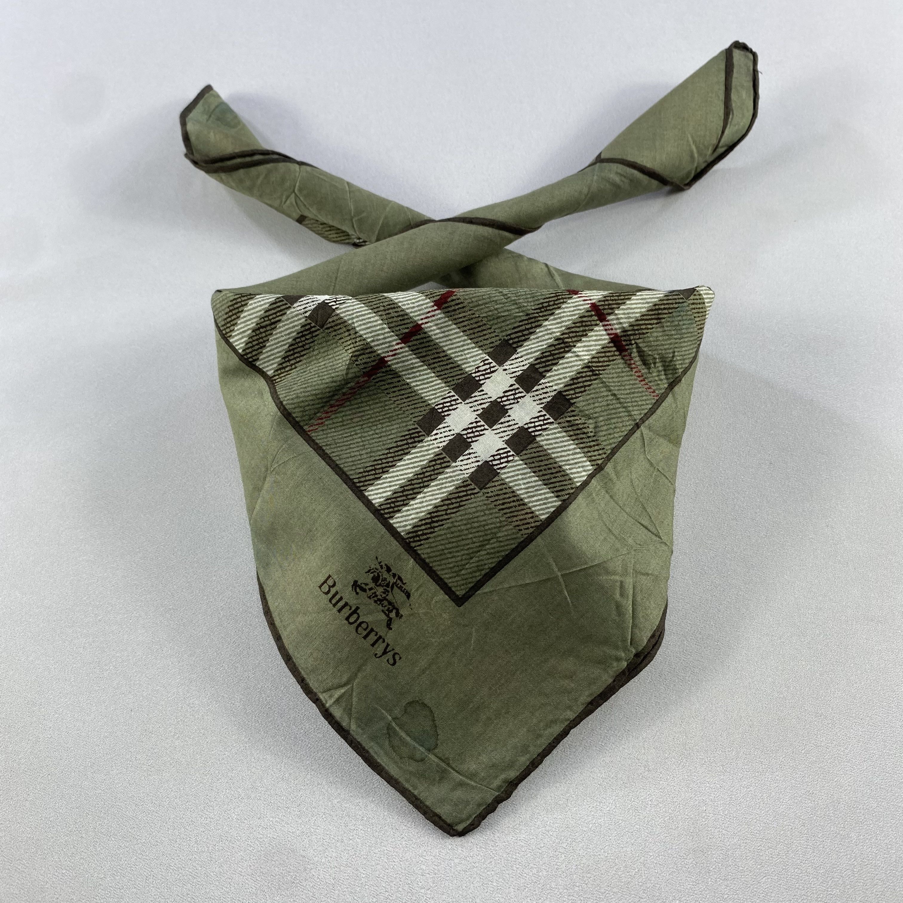 Burberry × Vintage Burberry Bandana/ Handkerchief / Neckerchief Size ONE SIZE - 1 Thumbnail