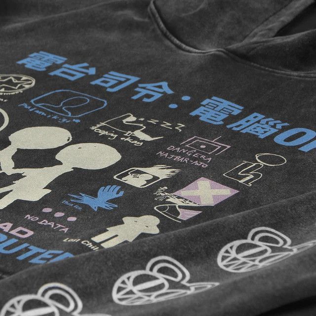 Japanese Brand Japanese Cartoon Radiohead Hoodie Washed Size US XL / EU 56 / 4 - 3 Thumbnail