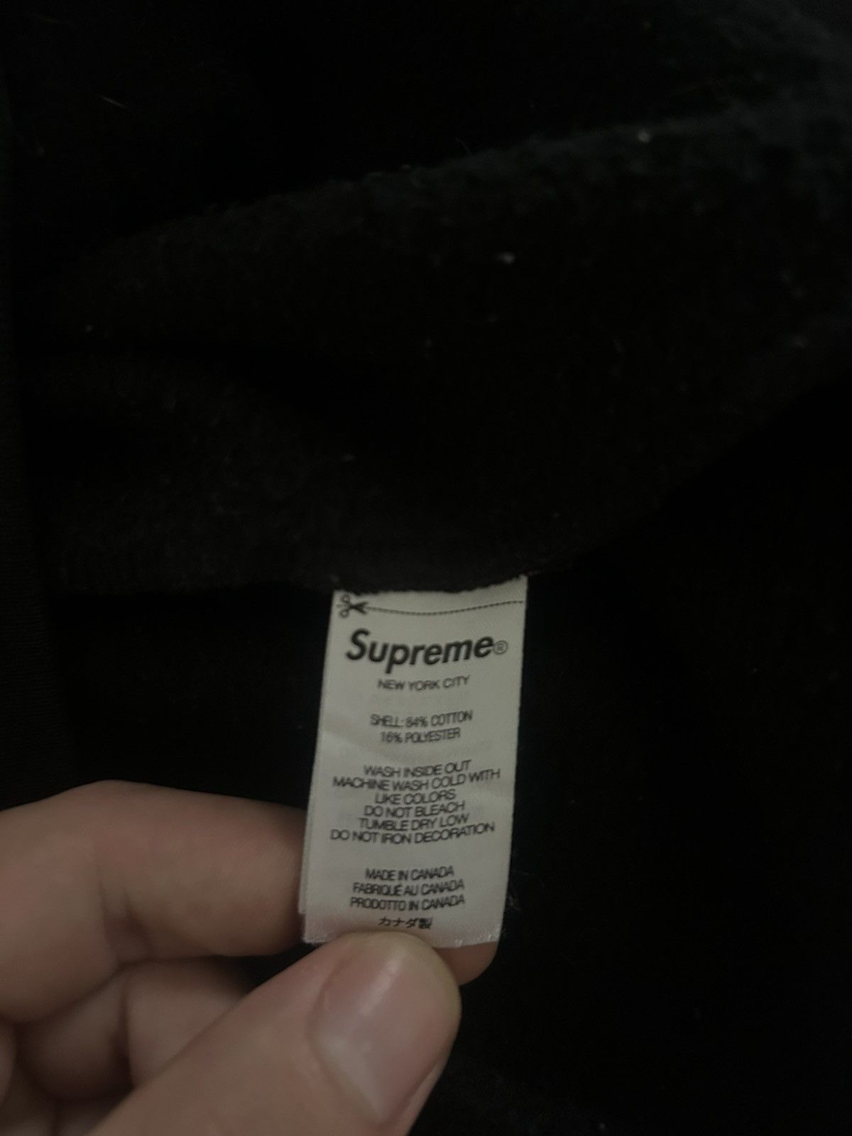 Supreme Supreme Underline Hooded Sweatshirt Size US XL / EU 56 / 4 - 9 Thumbnail