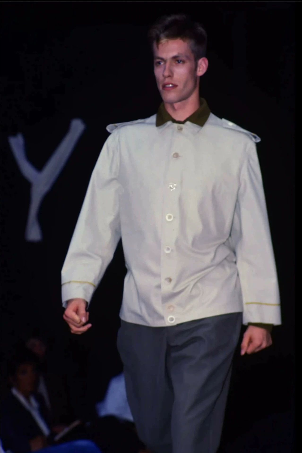 Yohji Yamamoto Yohji Yamamoto 1990ss Embroidered Star Badge Jacket M Size US M / EU 48-50 / 2 - 1 Thumbnail