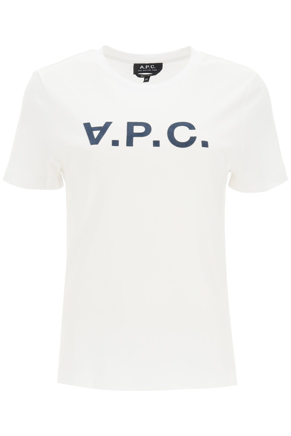 A.P.C. A.p.c. vpc logo flock tshirt Grailed
