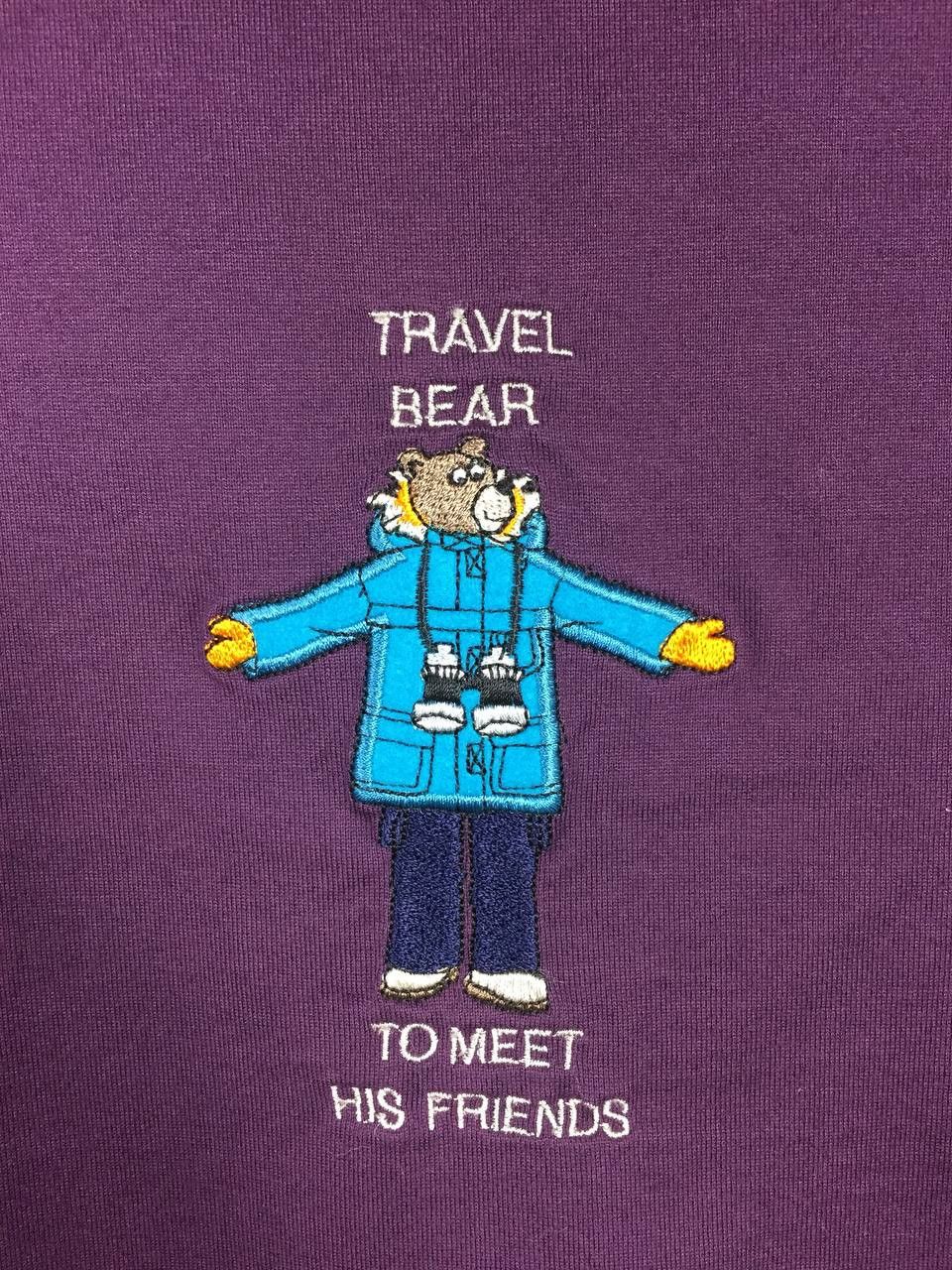 Jean Charles De Castelbajac Jean Charles De Castelbajac Travel Bear Embroidered Logo Tee Size US L / EU 52-54 / 3 - 4 Thumbnail