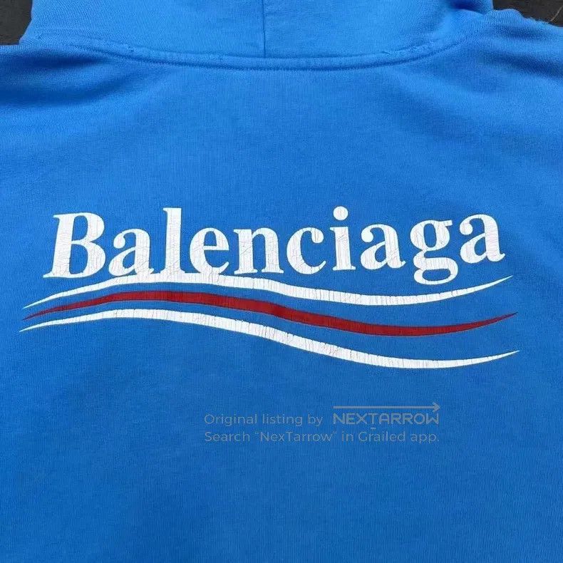 Balenciaga Balenciaga Distressed Old School Coke Logo Hoodie Size US XS / EU 42 / 0 - 3 Thumbnail