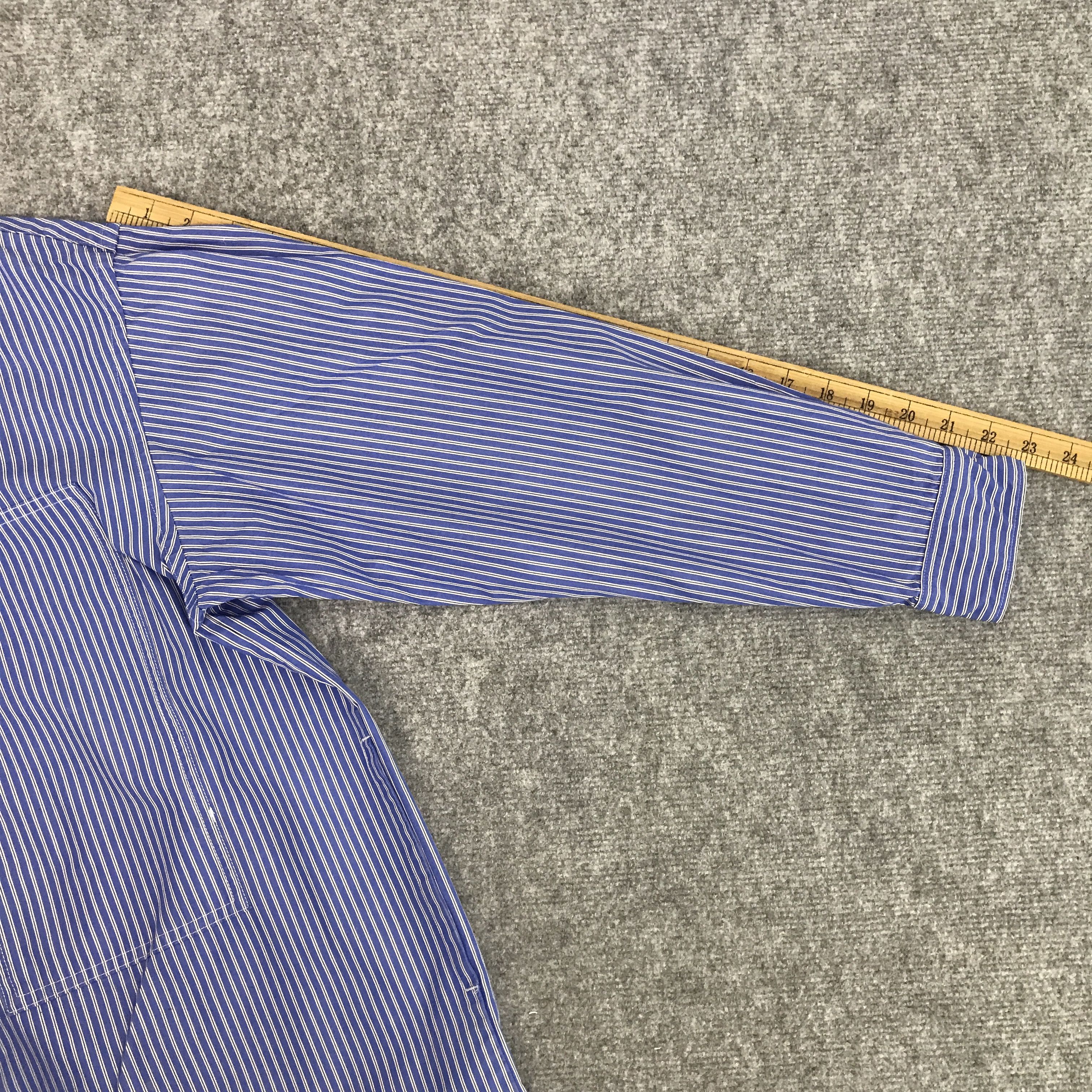 Jil Sander × Uniqlo Rare Jil Sander x striped uniqlo button jacket Size US L / EU 52-54 / 3 - 6 Thumbnail