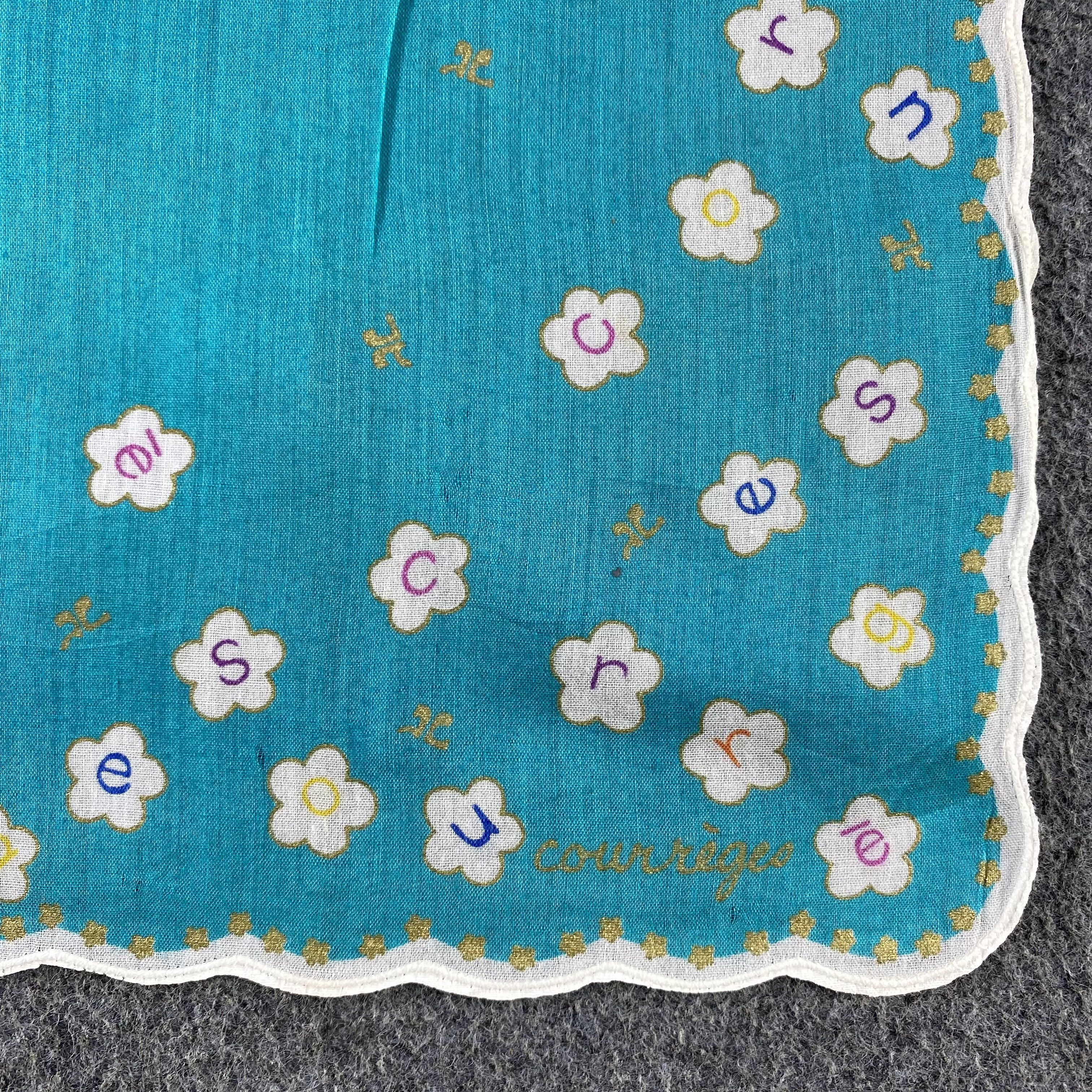 Courreges Handkerchief/Neckerchief/Bandana HC670 Size ONE SIZE - 3 Thumbnail