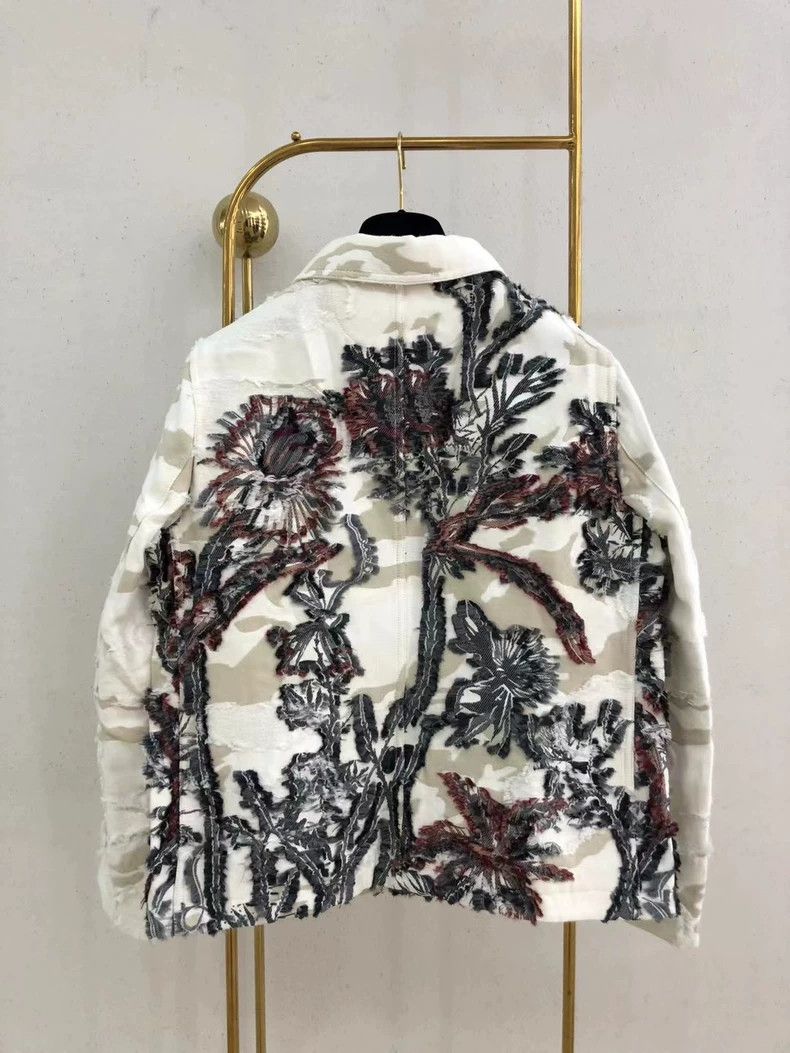 Dior Dior Three-dimensional embroidered coat Size XS / US 0-2 / IT 36-38 - 3 Thumbnail