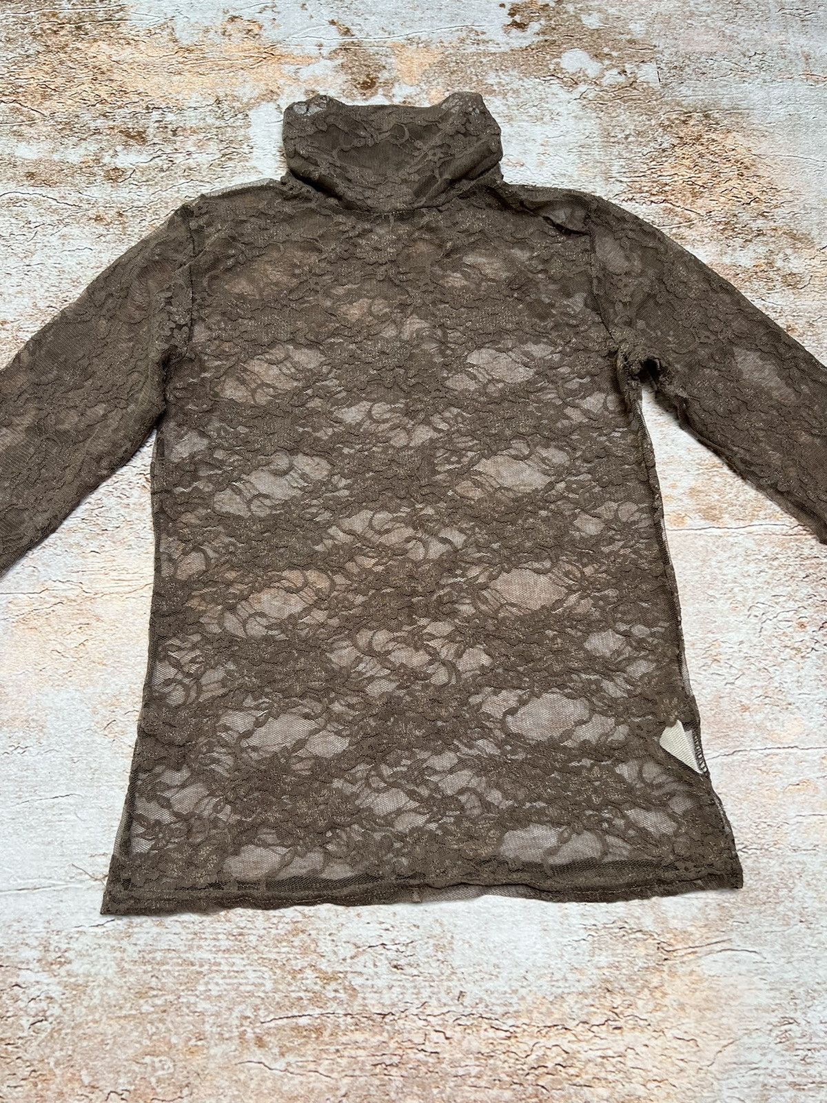 Vintage Vintage Japanese floral mesh long sleeve Size S / US 4 / IT 40 - 2 Thumbnail
