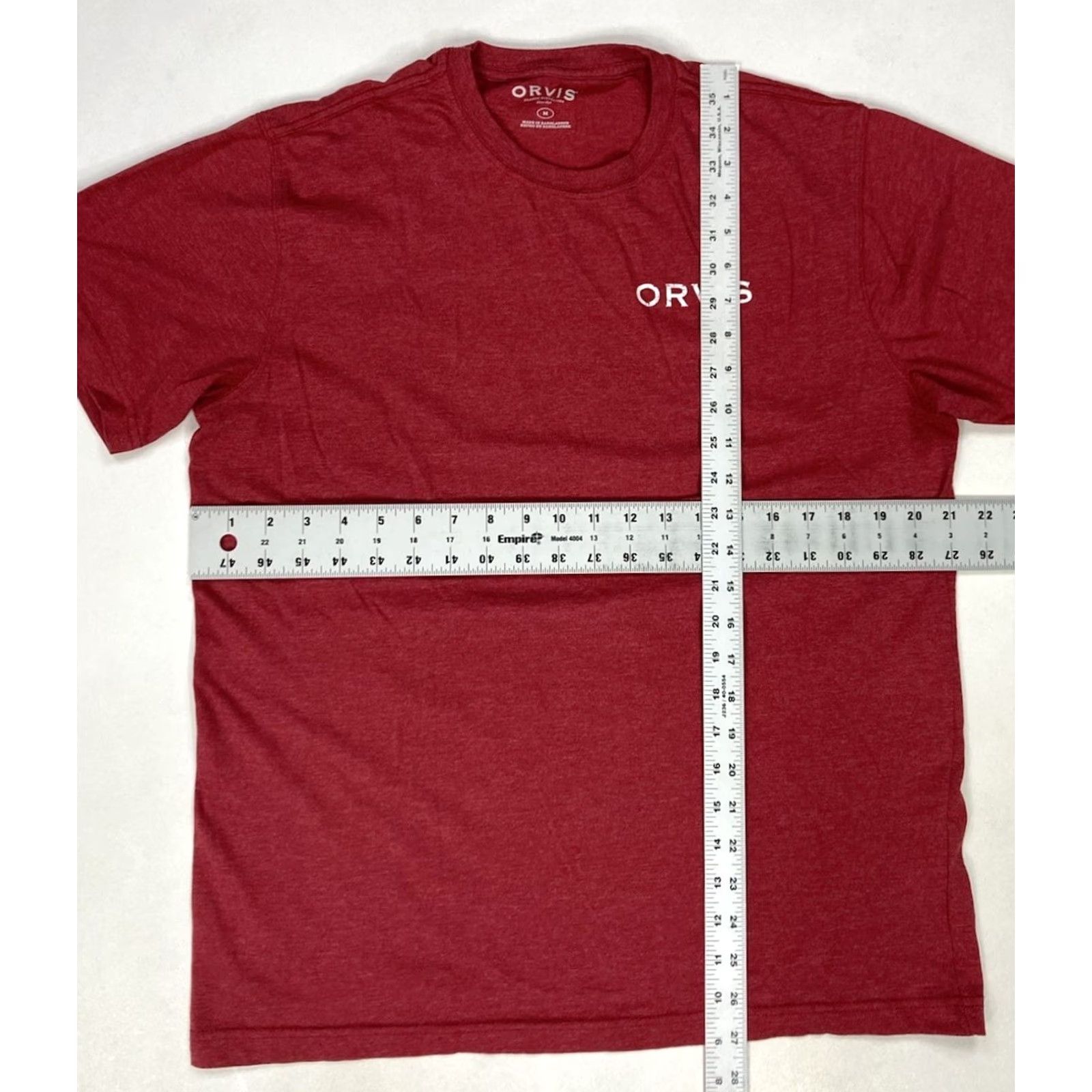 Orvis VINTAGE Orvis Graphic T-shirt Men Medium Red Size US M / EU 48-50 / 2 - 6 Thumbnail