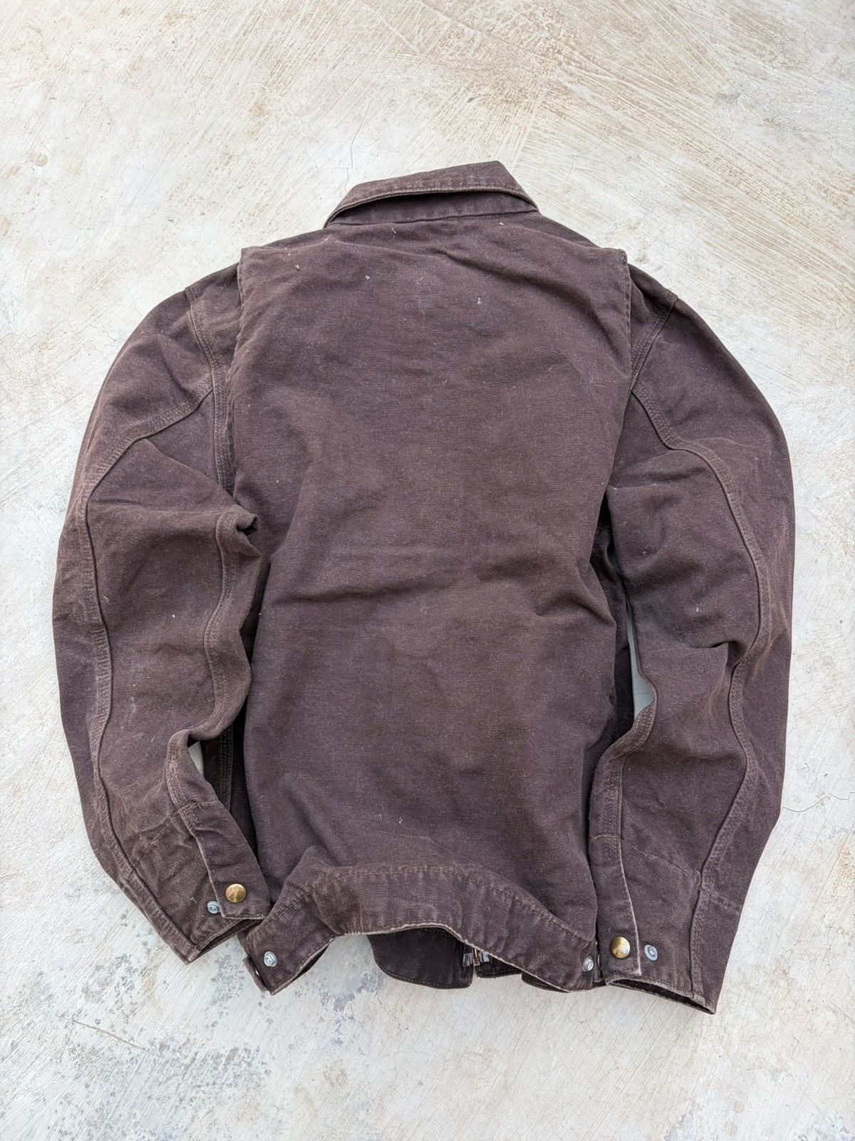 Carhartt Vintage 00s Carhartt Detroit Jacket EJ196DKB Size US S / EU 44-46 / 1 - 9 Thumbnail