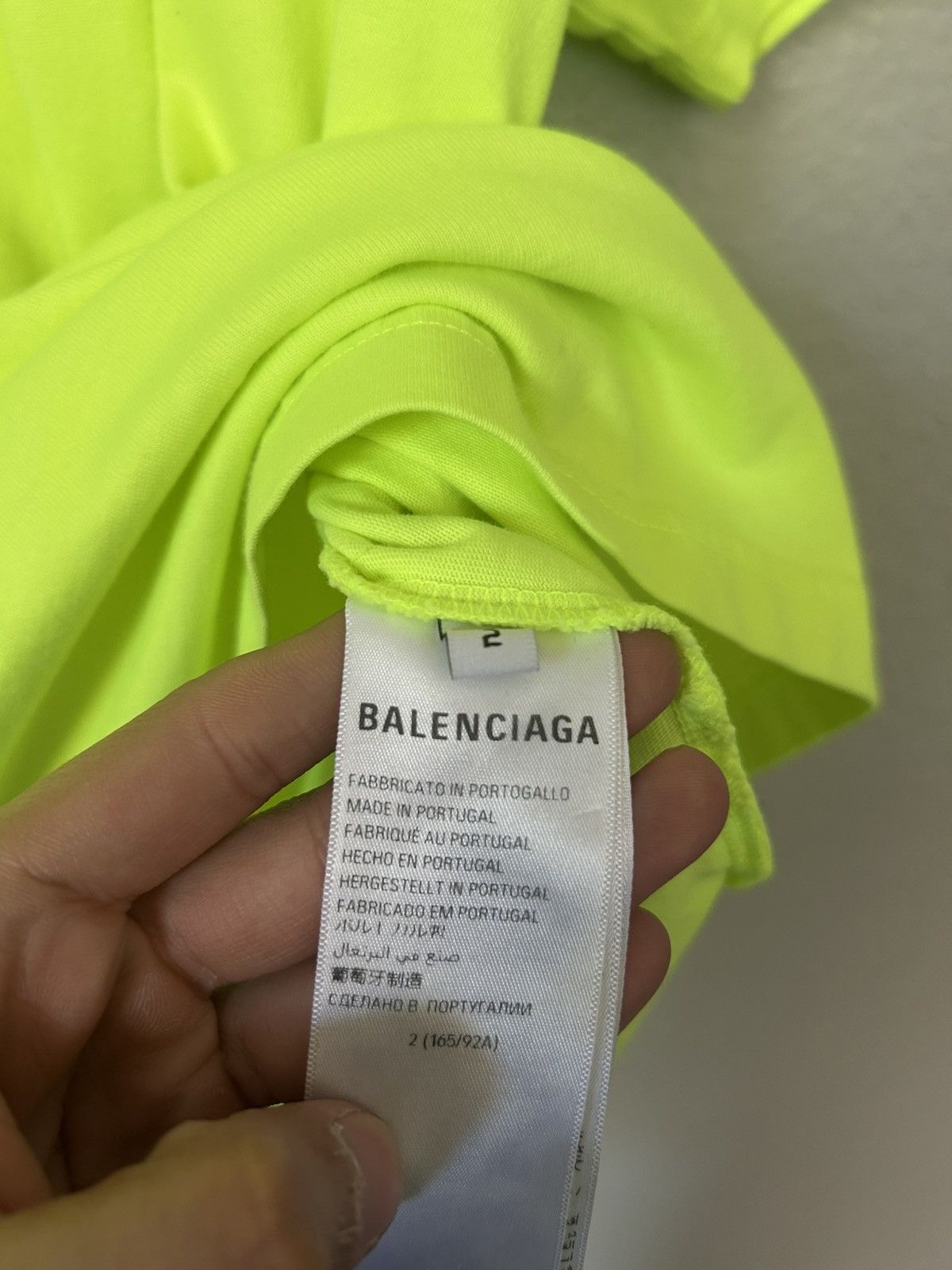 Balenciaga NEW BALENCIAGA NEON LOOP LAYERED TEE Size US M / EU 48-50 / 2 - 5 Thumbnail