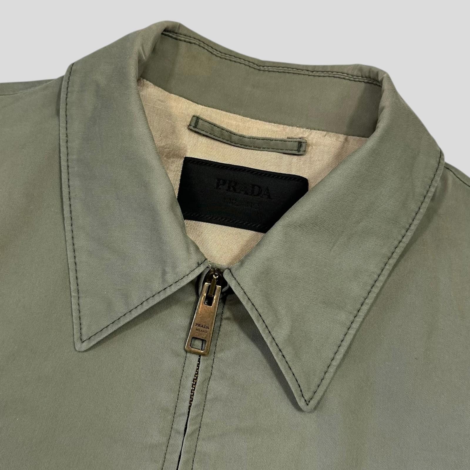 Prada Prada Milano 2015 Pale Green Boxy Work Jacket - IT50 Size US M / EU 48-50 / 2 - 2 Thumbnail